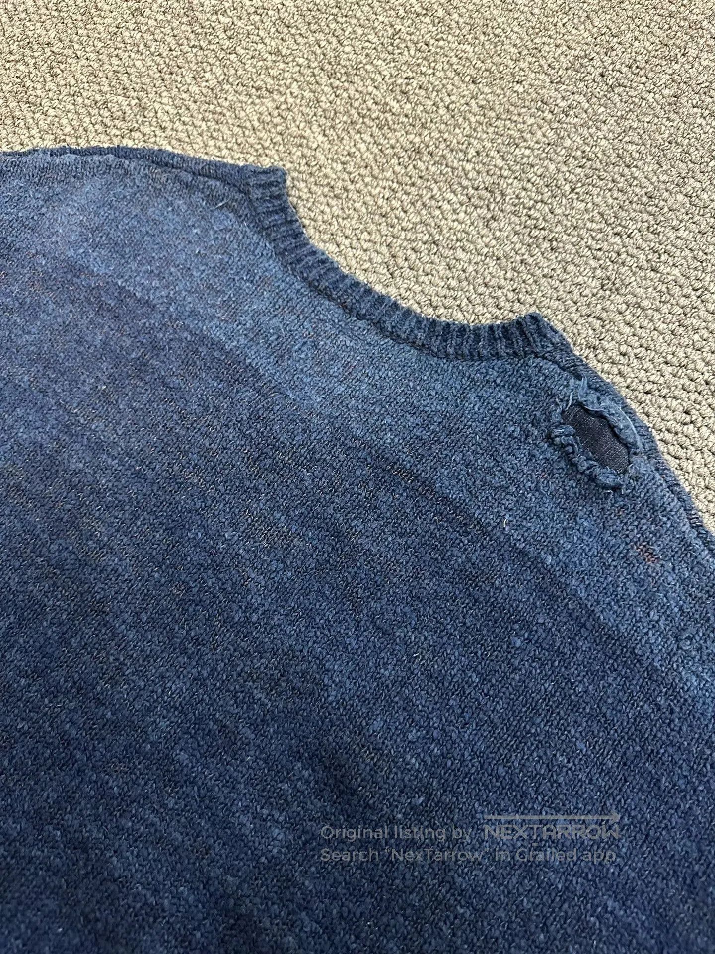 Visvim visvim blue dye loose sweater for layering. Size US M / EU 48-50 / 2 - 7 Thumbnail