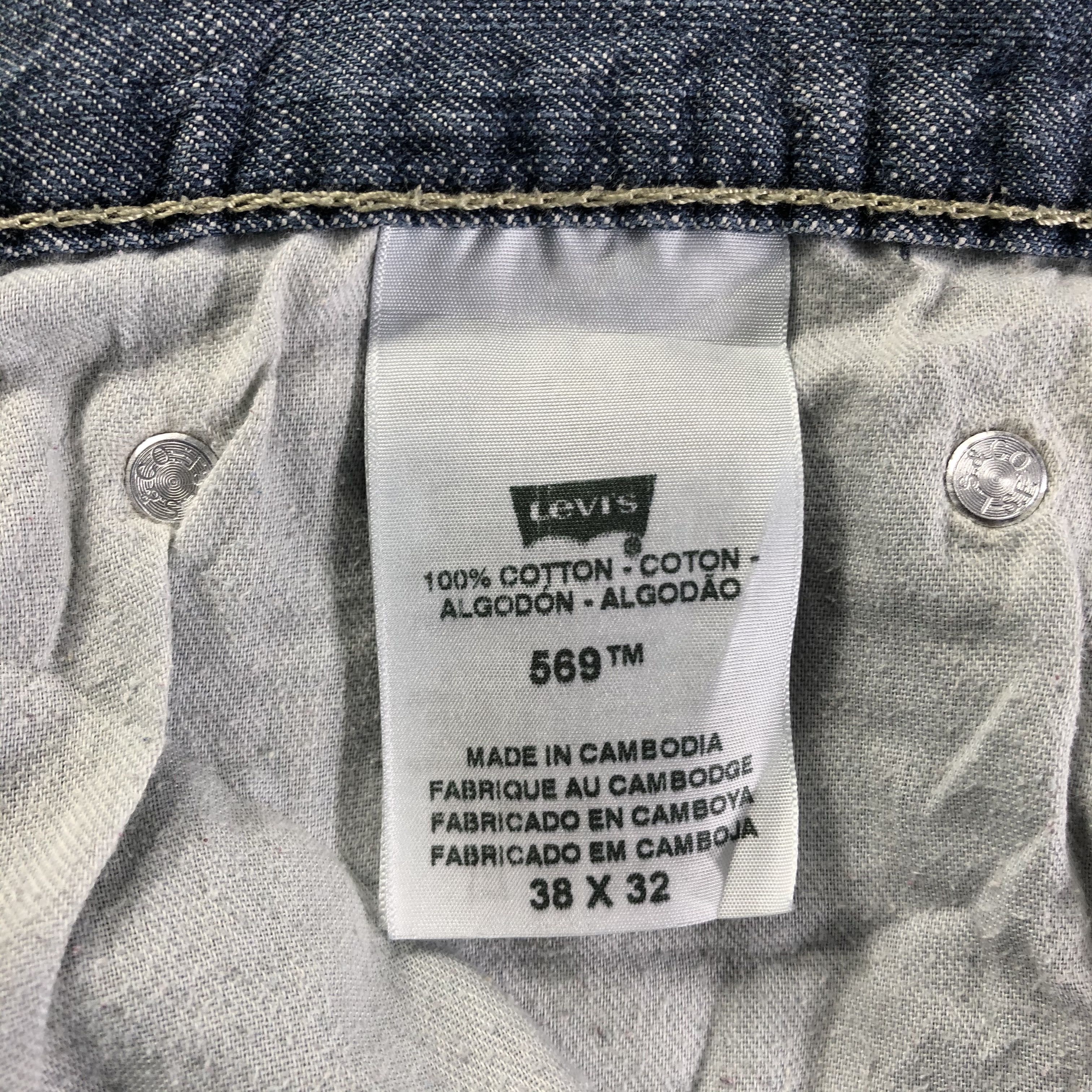 Levi's Vintage Levis 569 Jeans-J4343 Size US 41 - 10 Thumbnail