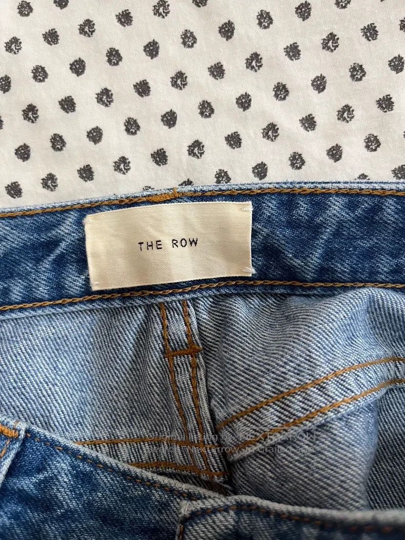 The Row The Row size 2 Dark Blue Wide Leg Jeans Size 22" - 4 Thumbnail