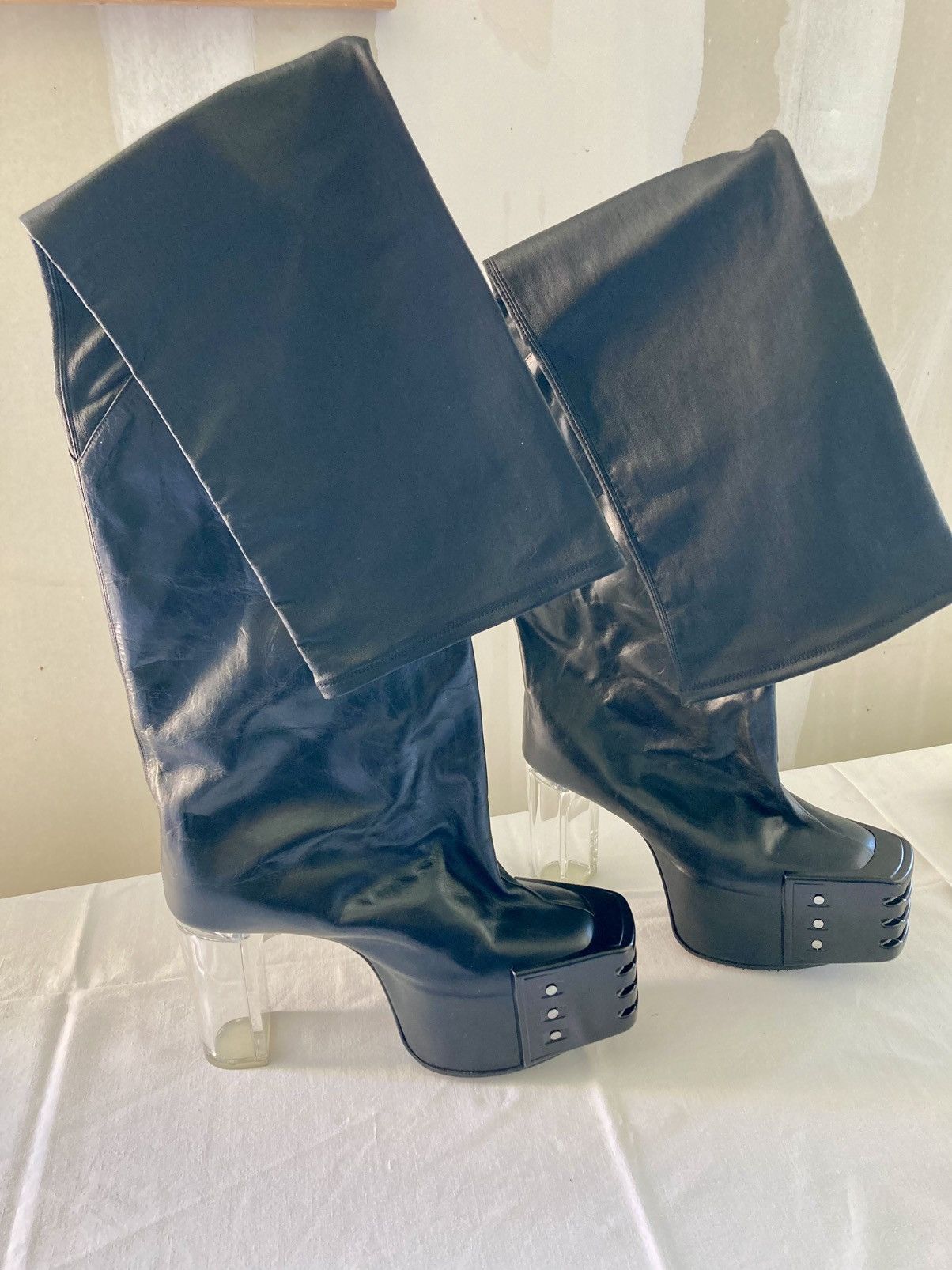 Rick Owens NEVER WORN / RICK OWENS Oblique Platforms Size US 9 / EU 42 - 2 Thumbnail