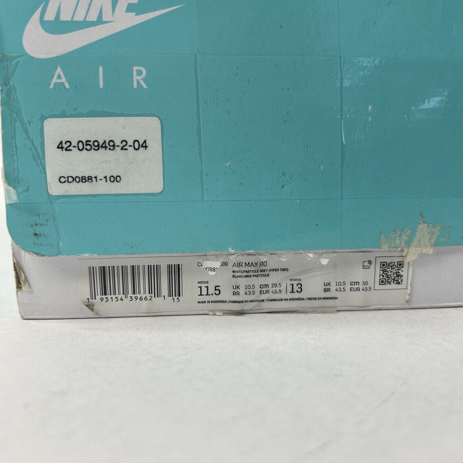 Nike Nike Air Max 90 Recraft “Hyper Turquoise” 2024 Size US 11.5 / EU 44-45 - 5 Thumbnail