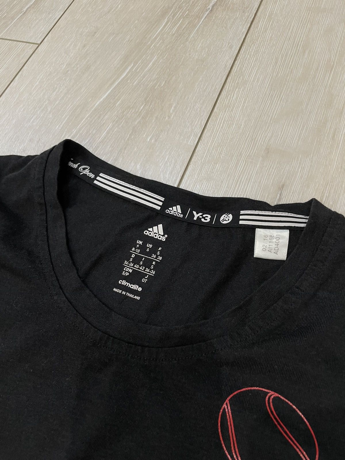 Adidas × Yohji Yamamoto ADIDAS Y-3 X ROLLAND GARROS T Shirt Size S / US 4 / IT 40 - 2 Thumbnail