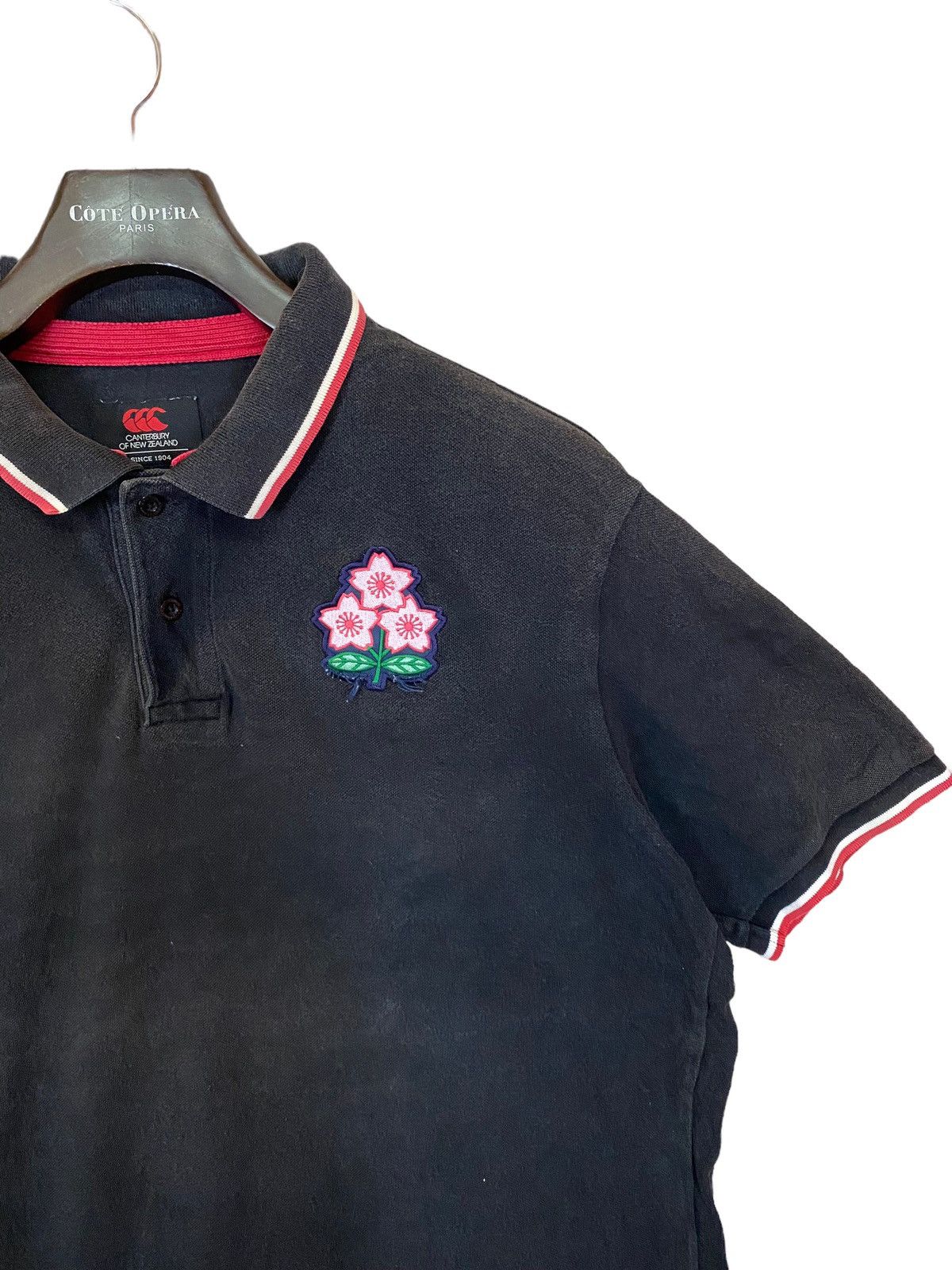 Canterbury of New Zealand × Japanese Brand Canterbury sakura japan polo shirt sun faded size 3L Size US XXL / EU 58 / 5 - 4 Thumbnail