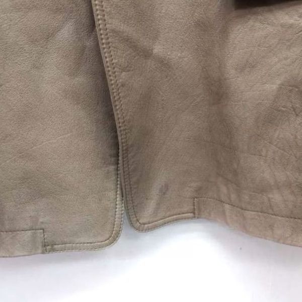 Yohji Yamamoto YOHJI YAMAMOTO A.A.R. Leather Tailored Jacket Brown Size L Men's Pre-owned Size US L / EU 52-54 / 3 - 6 Thumbnail