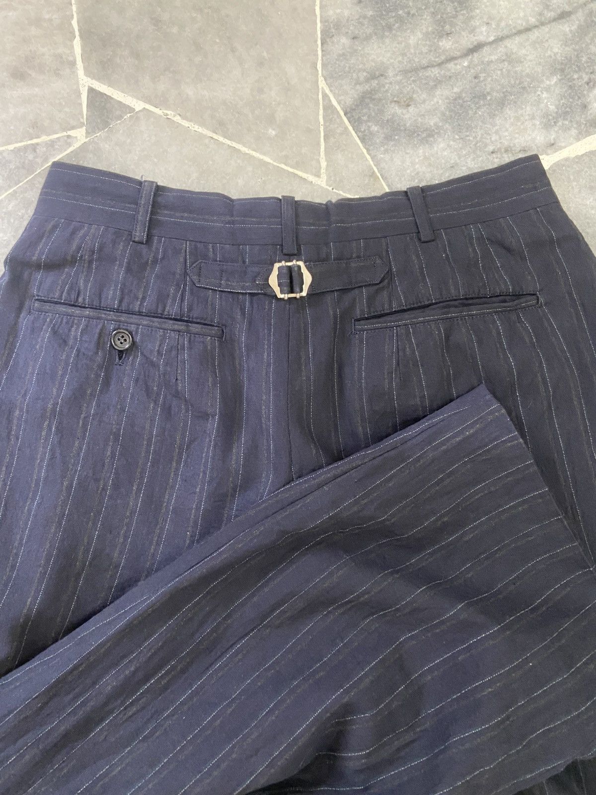 Comme des Garcons Homme CDG Homme Buckle Back Pants Size US 30 / EU 46 - 7 Thumbnail