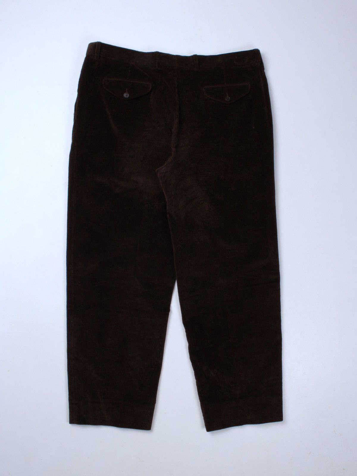 Designer × Paul & Shark × Vintage PAUL & SHARK Velvet Vintage Brown Pants Trousers Elasticized Size US 44 / EU 60 - 13 Thumbnail