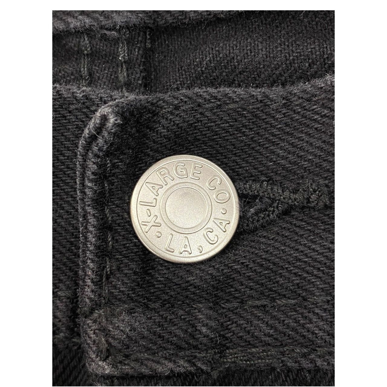 Xlarge Black Japanese X-Large Distress Style Jeans Size US 31 - 13 Thumbnail