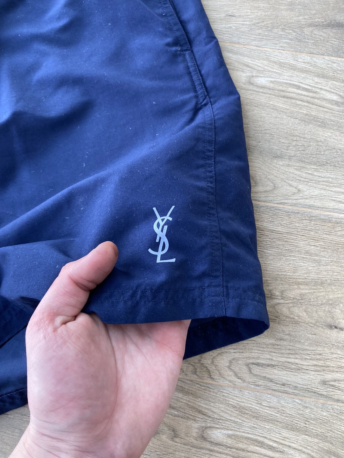 Vintage × Yves Saint Laurent Yves Saint Laurent Nylon Shorts Size US 34 / EU 50 - 6 Thumbnail