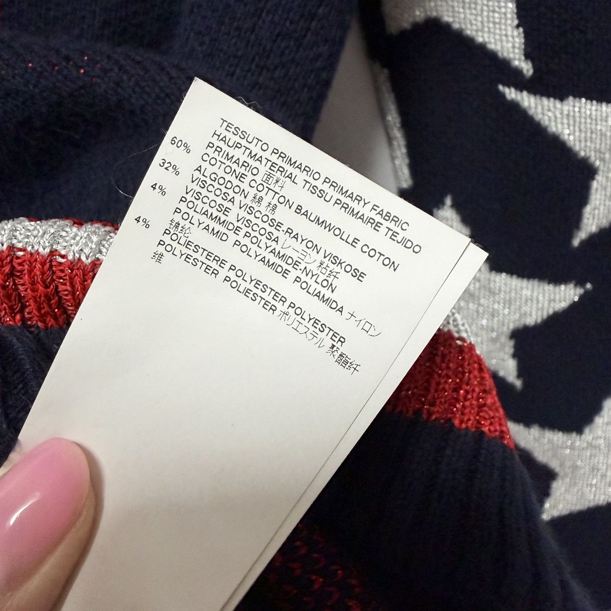 Just Cavalli Just Cavalli women's sweater with stars, vintage rare Size L / US 10 / IT 46 - 11 Thumbnail