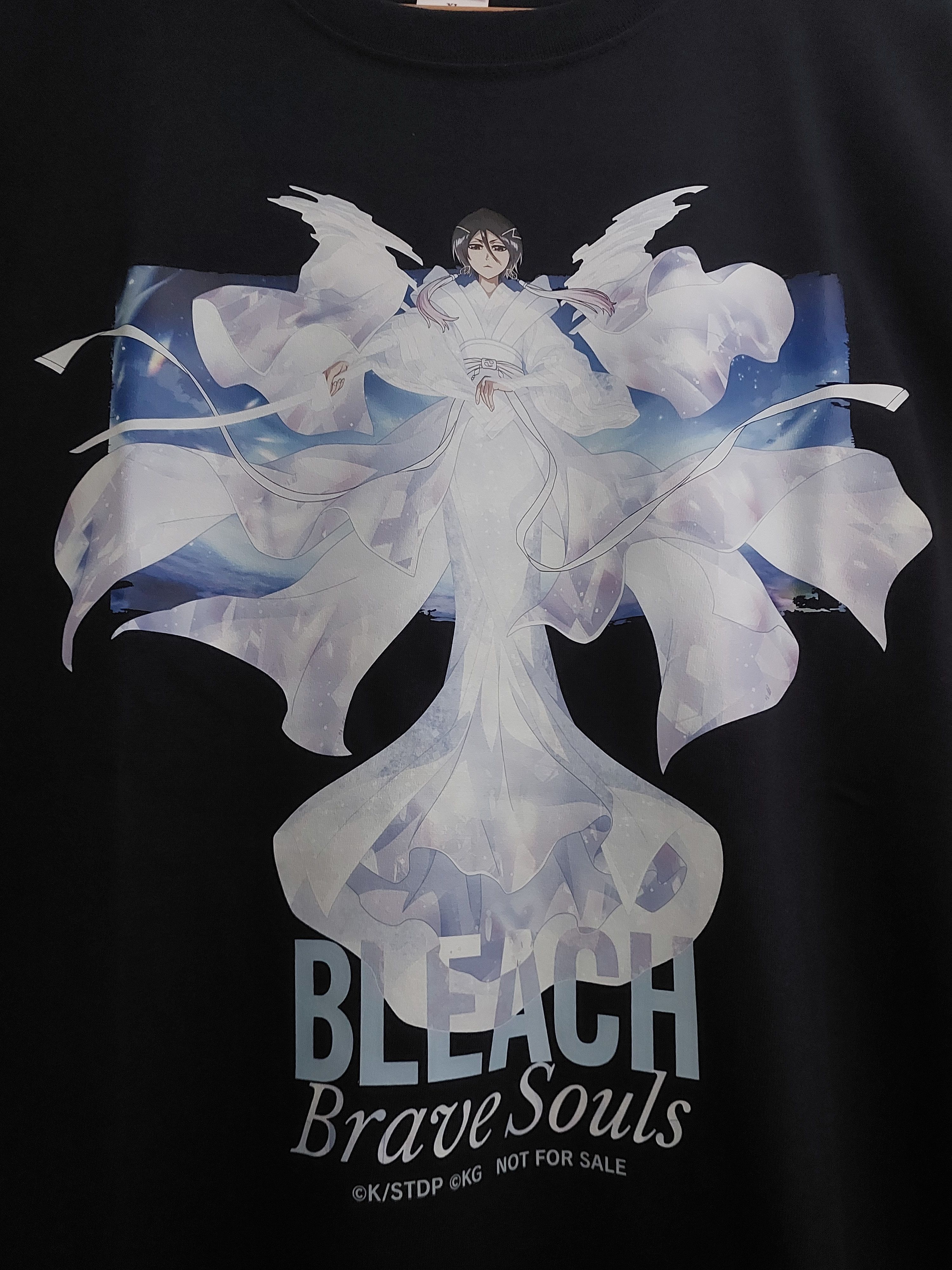 Anime BLEACH BRAVE SOULS 10TH ANNIVERSARY KUCHIKI RUKIA T-SHIRT Size US XL / EU 56 / 4 - 6 Thumbnail