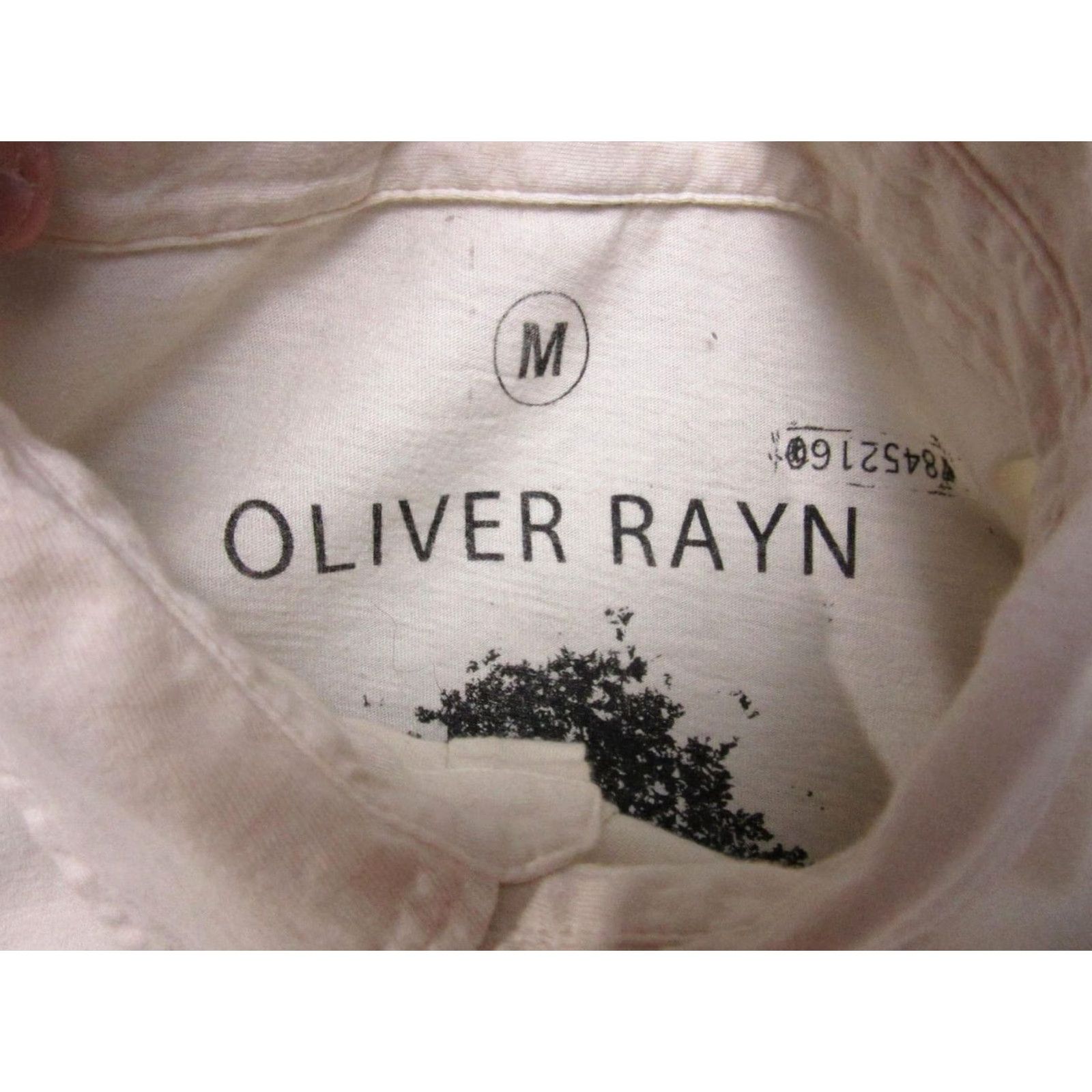 Vintage OLIVER RAYN Shirt Mens M Beige Long Sleeve Cotton Made In USA Polo Size US M / EU 48-50 / 2 - 4 Thumbnail