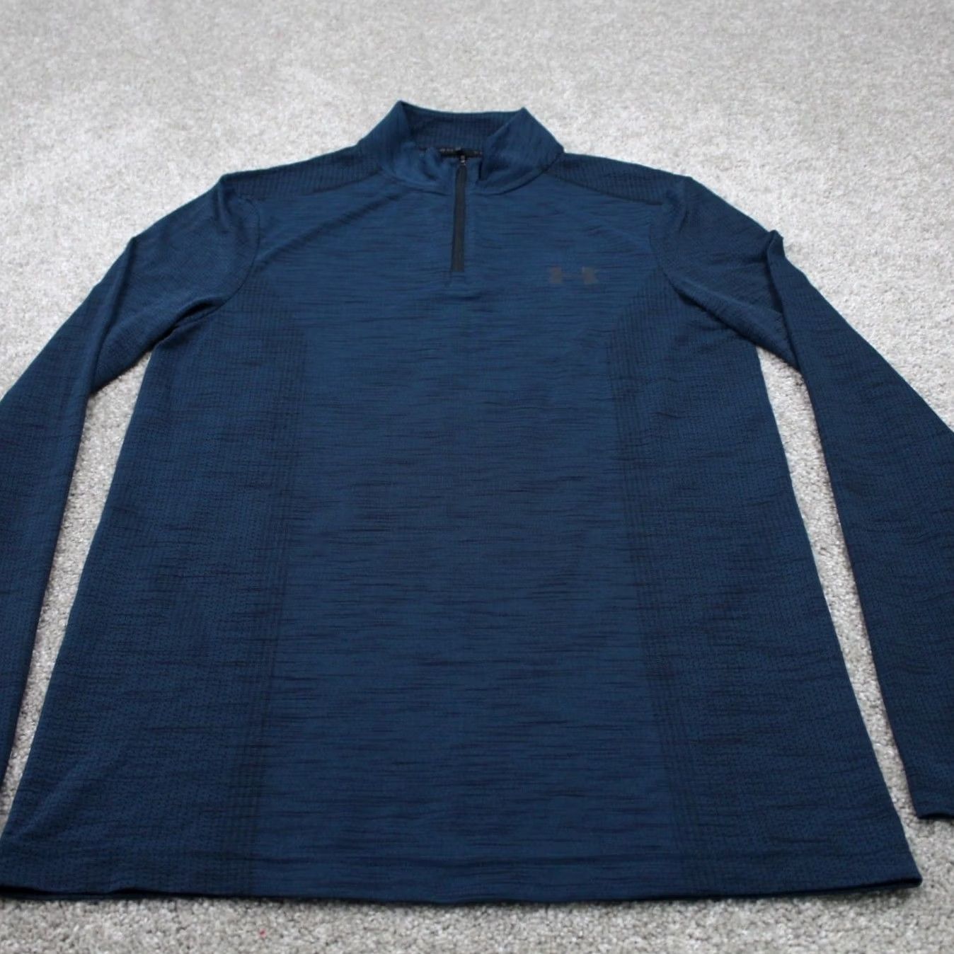 Under Armour Under Armour Threadborne Sweatshirt Mens Small Blue 1/4 Zip Pullover L/S Casual Athletic Regular Fit Polyester Blended Fabric Peak Size S Color Blue Size US S / EU 44-46 / 1 - 2 Thumbnail