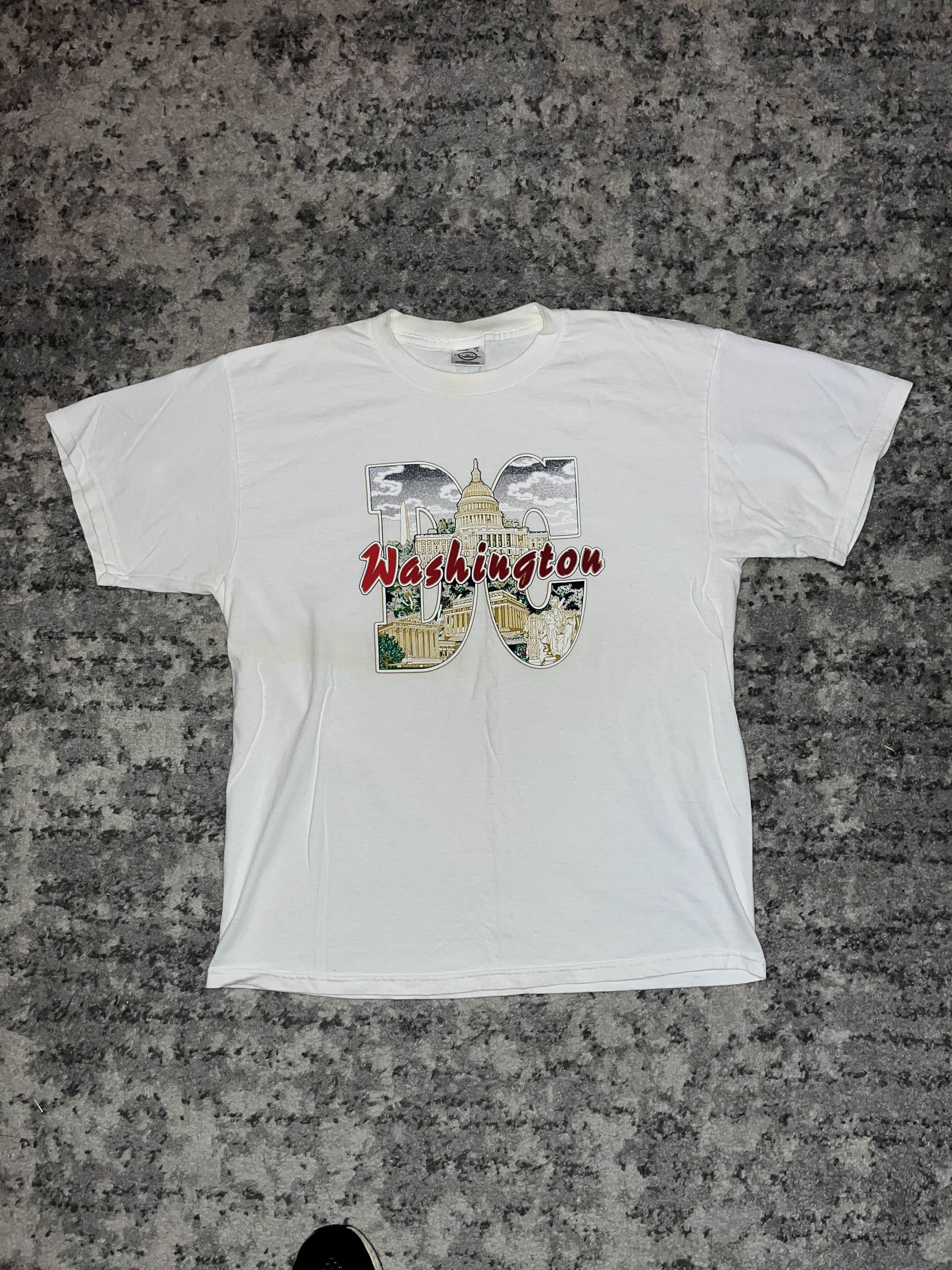 Vintage 90s/00s Washington DC White House Tourist Shirt Size US L / EU 52-54 / 3 - 2 Thumbnail