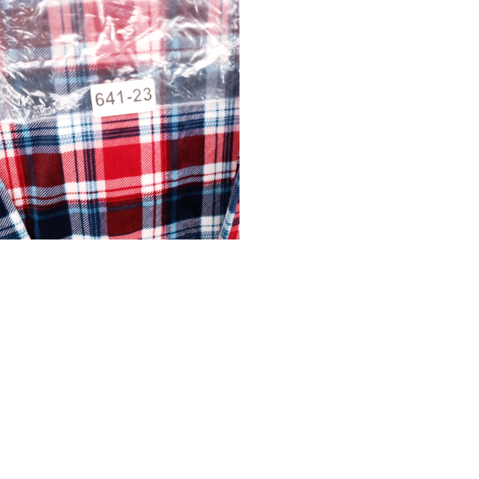 Nautica Nautica Pajama Top Womens S Small Red Plaid Henley Long Sleeve Fleece Sleepwear Size S / US 4 / IT 40 - 9 Thumbnail