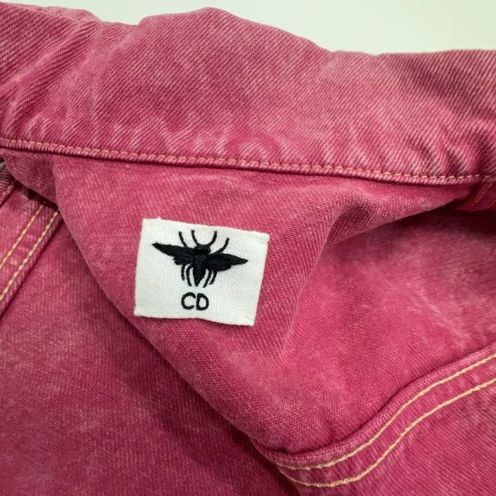 Dior Dior SS22 Pink Sleeveless Denim Jacket 0079-2507 Size M / US 6-8 / IT 42-44 - 7 Thumbnail