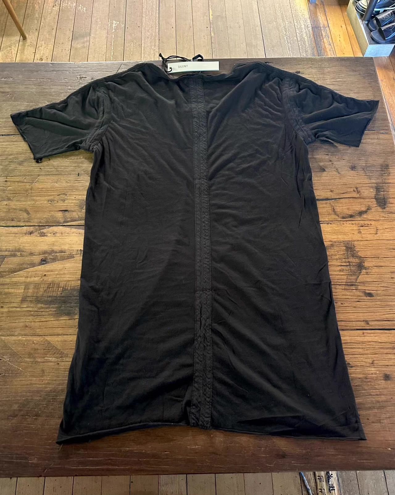 Silent By Damir Doma Silent by Damir Doma Black Basic Short‑Sleeve T‑shirt Ｑ25 Size US M / EU 48-50 / 2 - 2 Thumbnail