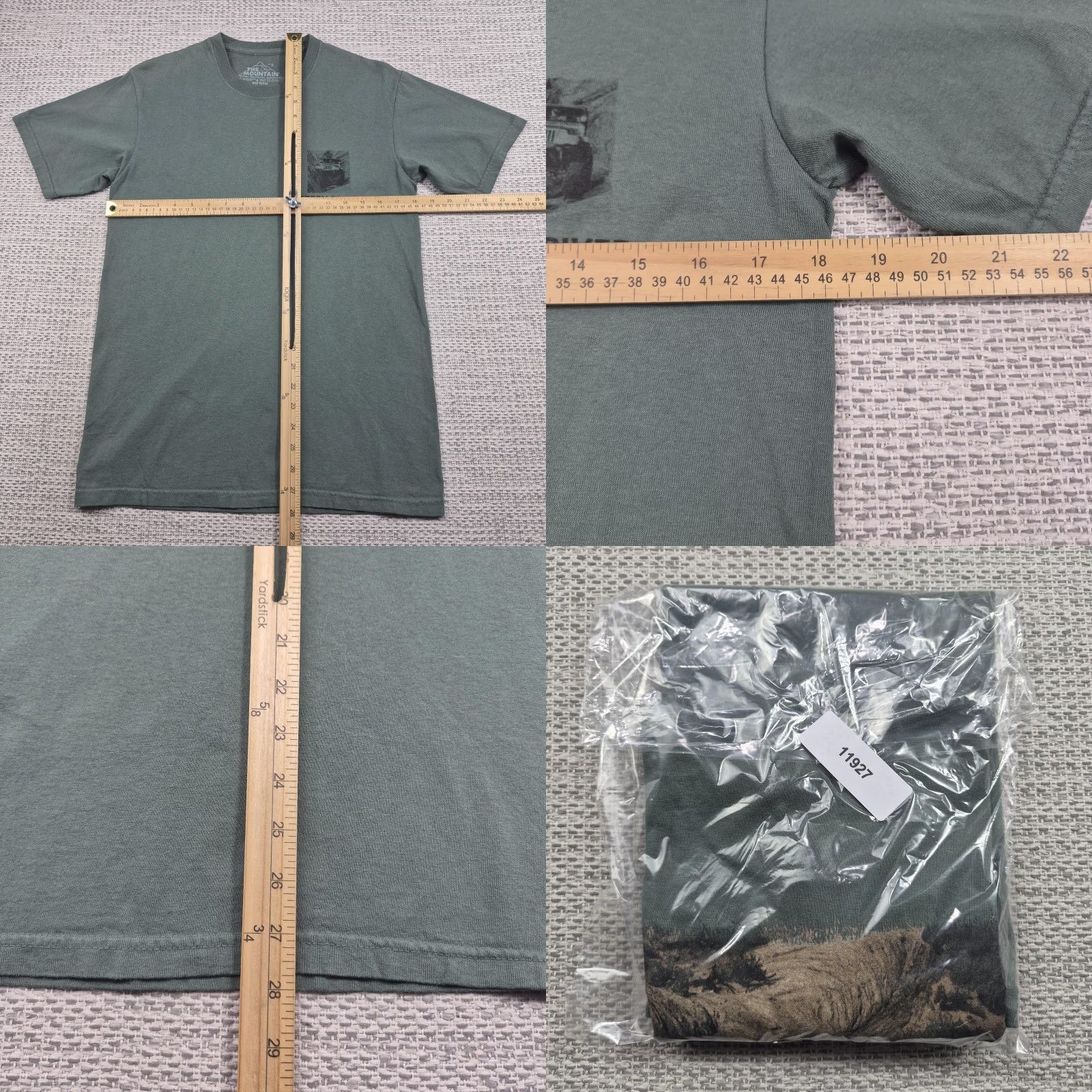 The Mountain The Mountain Shirt Mens Small Green Green River Utah 4 Wheeling God Graphic USA Shirt Mens S Green 4x4 Jeep Canyon Back God Religion Car Off-road USA Size US S / EU 44-46 / 1 - 8 Thumbnail
