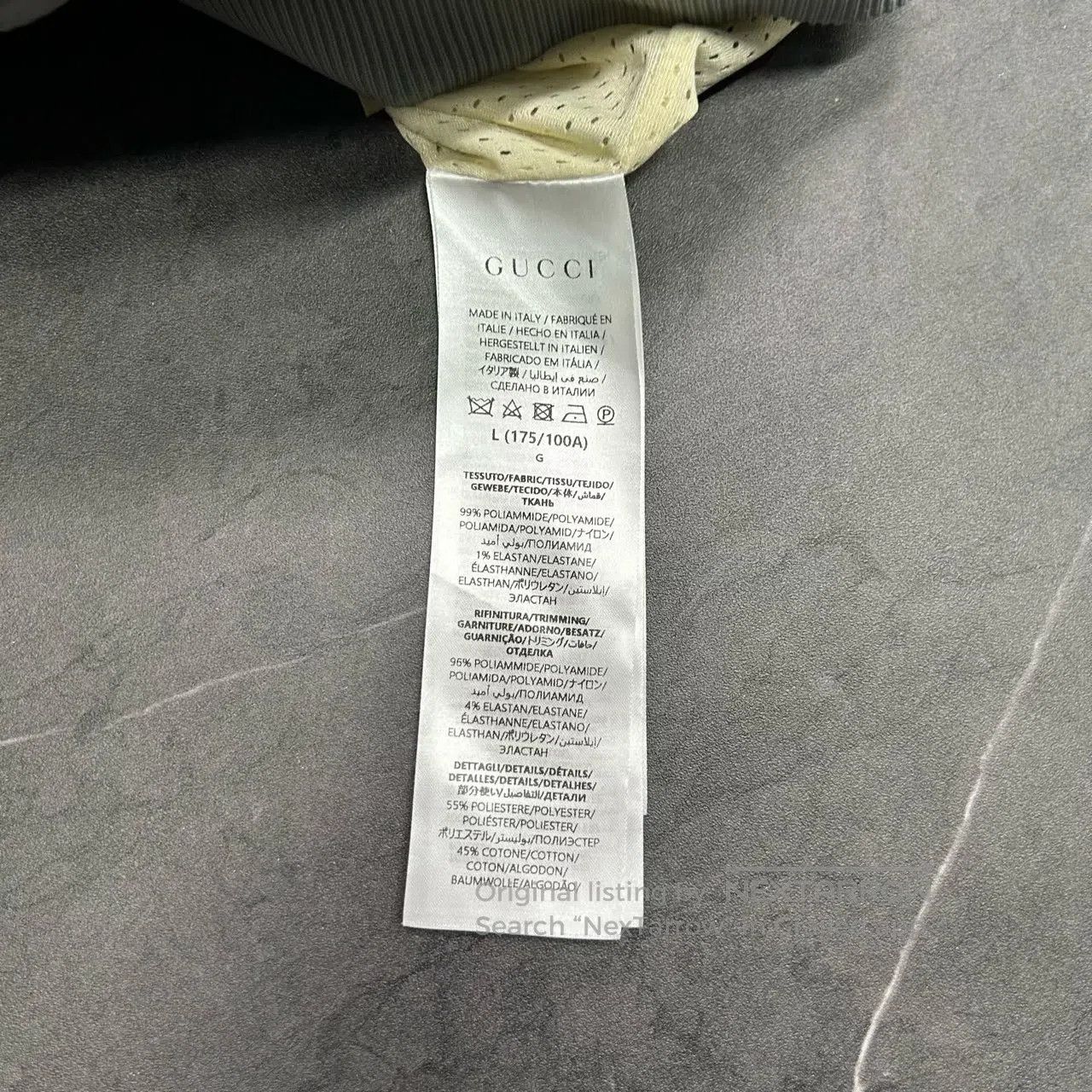Gucci Guicci 24SS Grey All-Over Print Jacket| Size US L / EU 52-54 / 3 - 8 Thumbnail