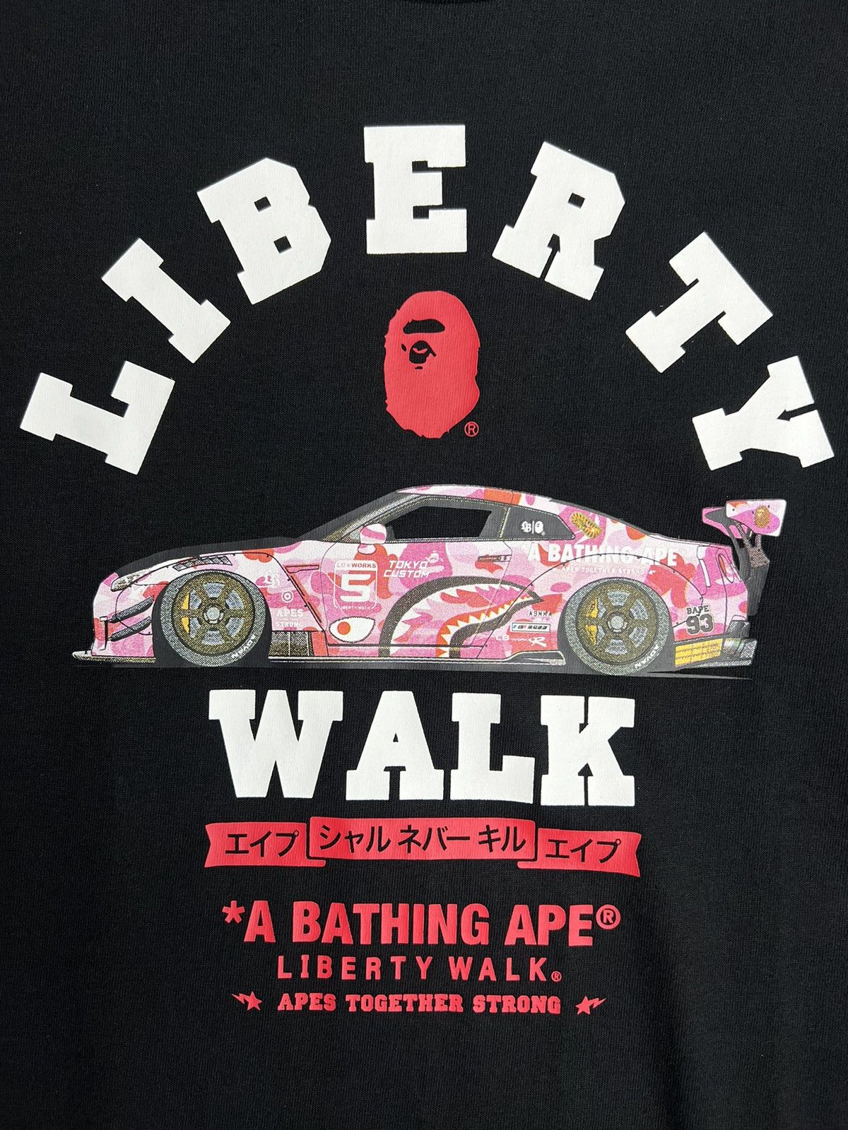 Bape Bape Liberty Walk Tokyo Auto Salon T-Shirt Size US M / EU 48-50 / 2 - 2 Thumbnail