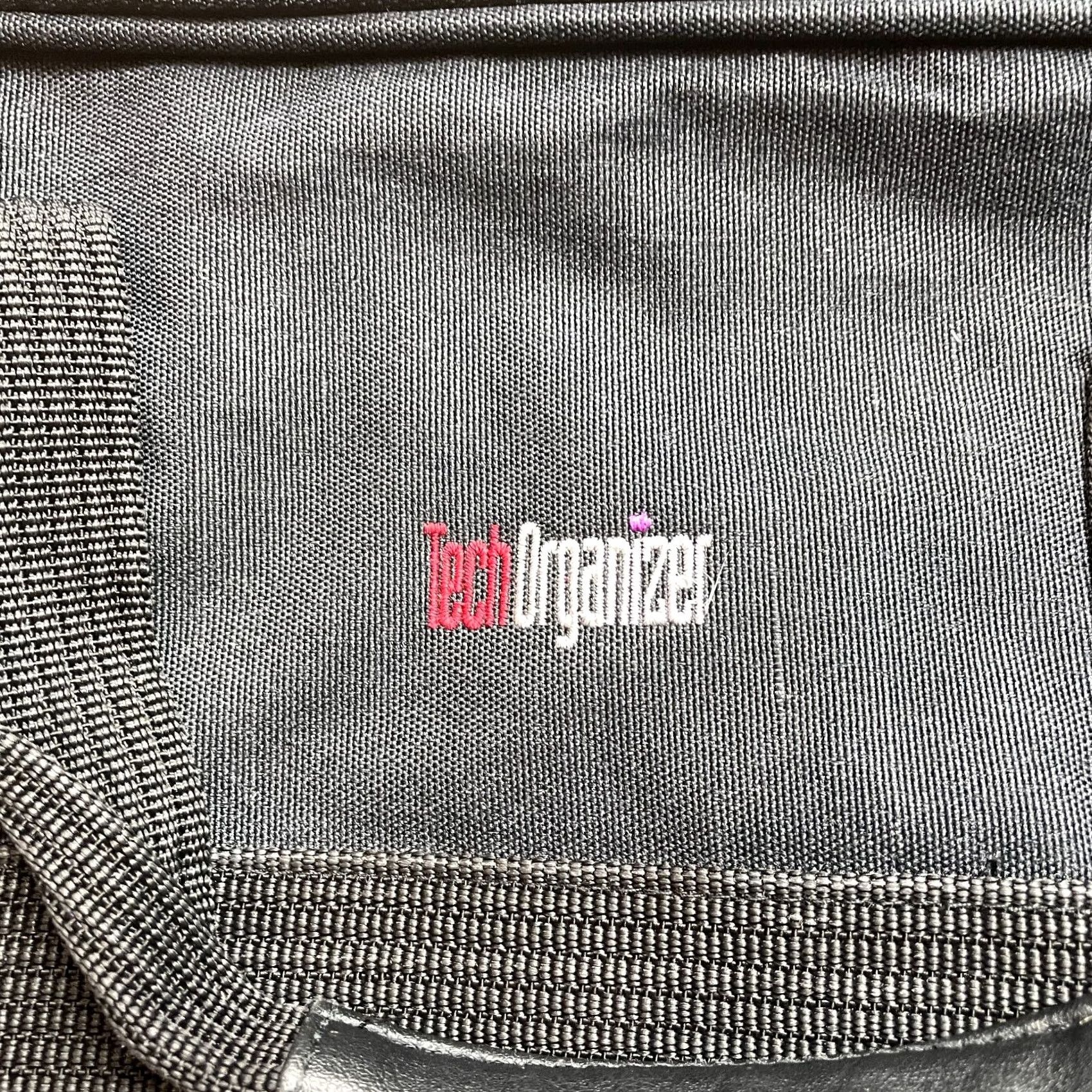Vintage Tech Organizer Laptop Bag - Black - Medium - Zip Pockets - Expandable - Business Travel Workwear - 18x12in - Mens - Polyester - Laptop Bag Size ONE SIZE - 2 Thumbnail