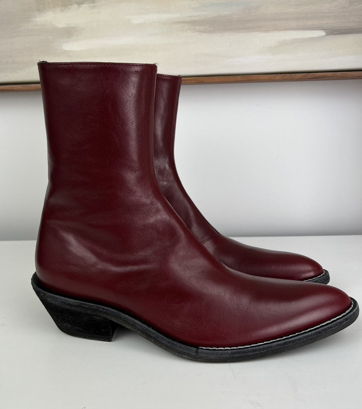 Haider Ackermann NEW Haider Ackermann RARE COLOR Ashkam Red Evening Boots 40 Size US 7 / EU 40 - 9 Thumbnail