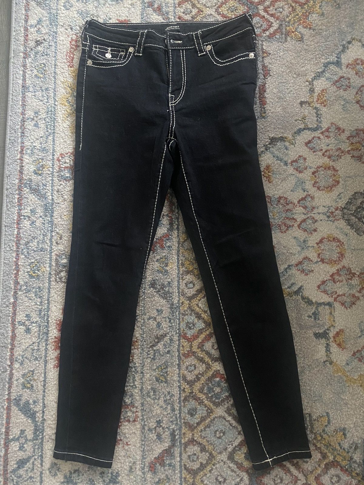 True Religion × Vintage Vintage True Religion Skinny Jeans Size 30" / US 8 / IT 44 - 1 Thumbnail