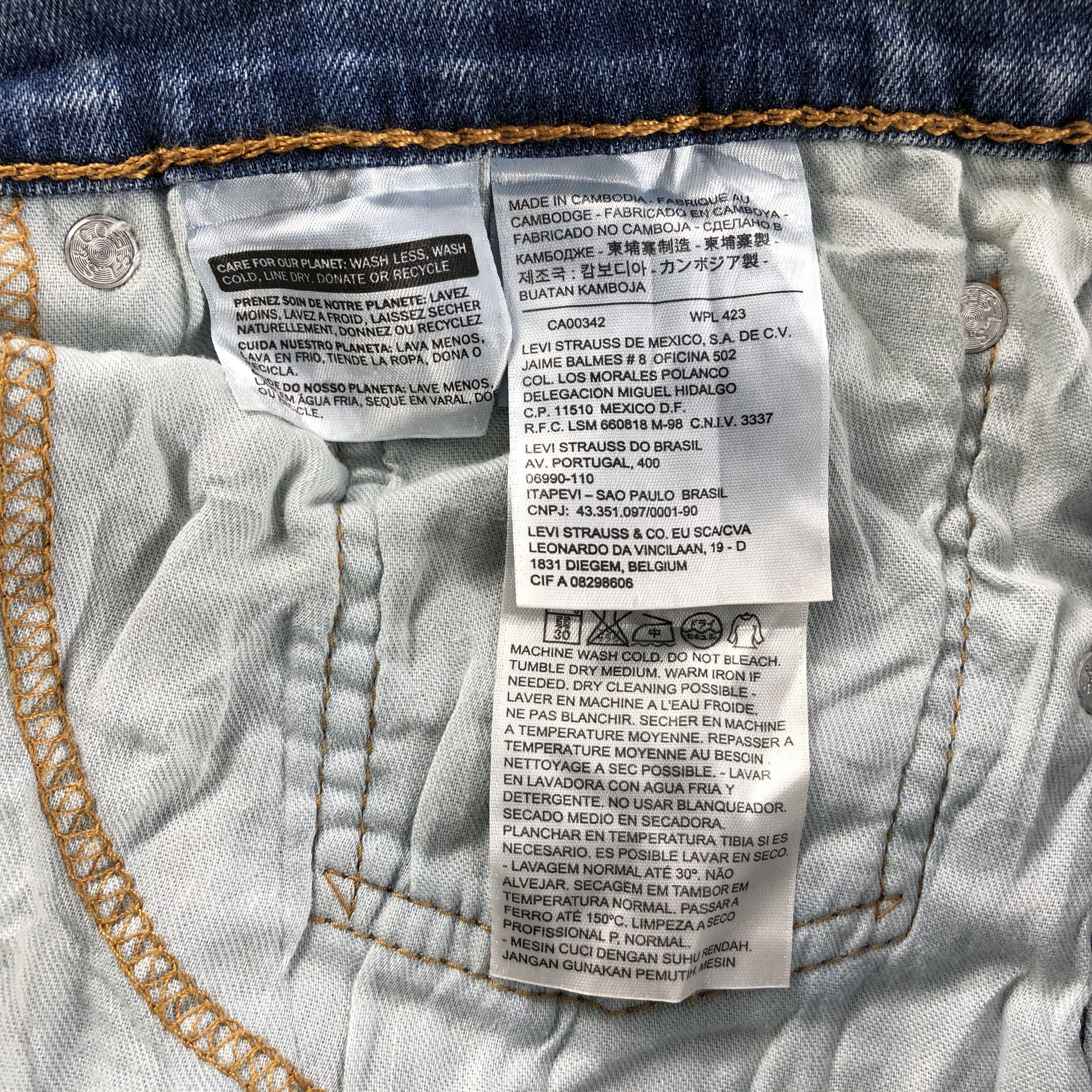 Levi's Light Wash Vintage Levis 541 Jeans-J1155 Size US 34 / EU 50 - 9 Thumbnail