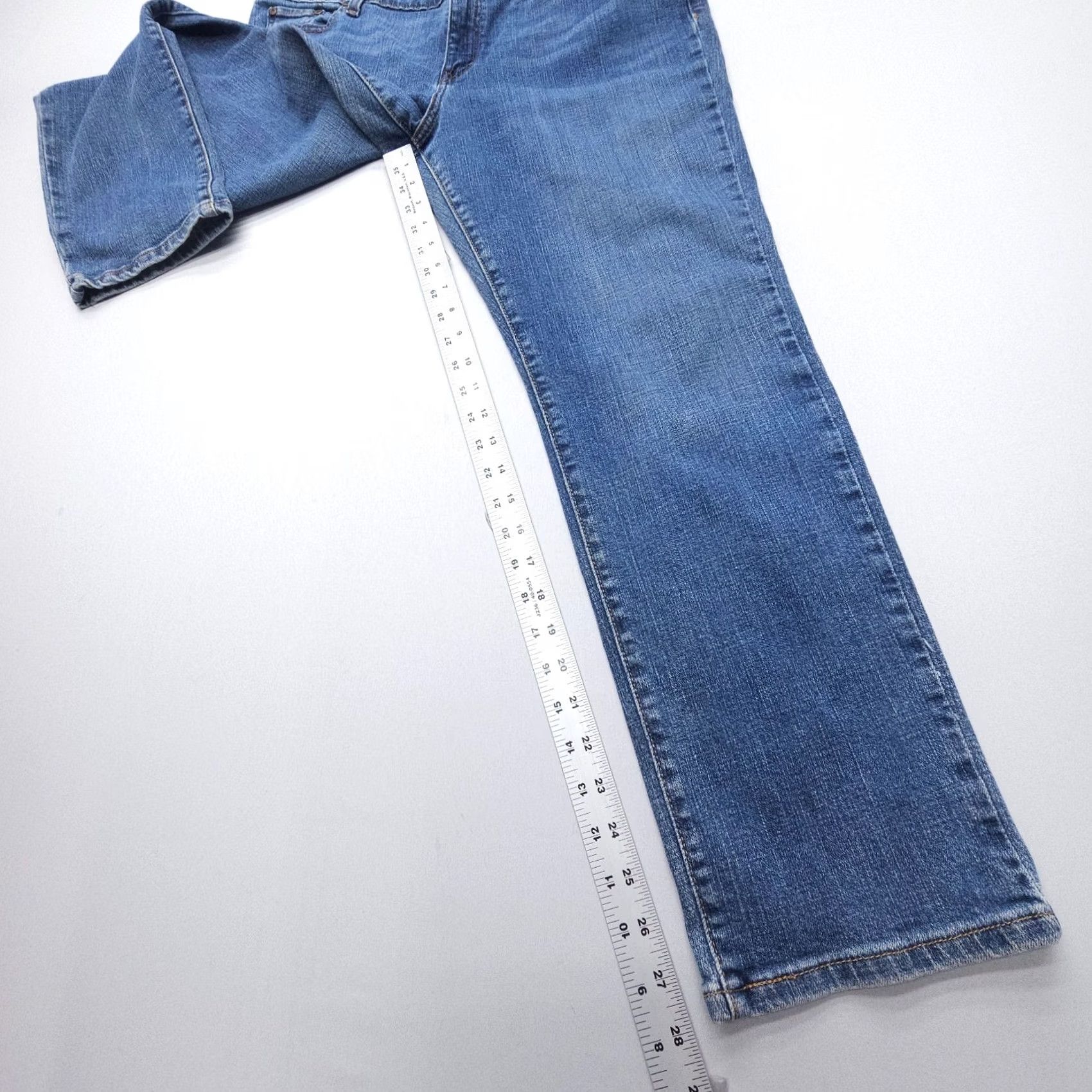 Levi's VINTAGE Levi's Jeans Skinny Womens 16 Blue Denim 5-Pocket Stretch Mid Rise 28in Inseam 2000s Y2K Size 38" / US 16 / IT 52 - 5 Thumbnail