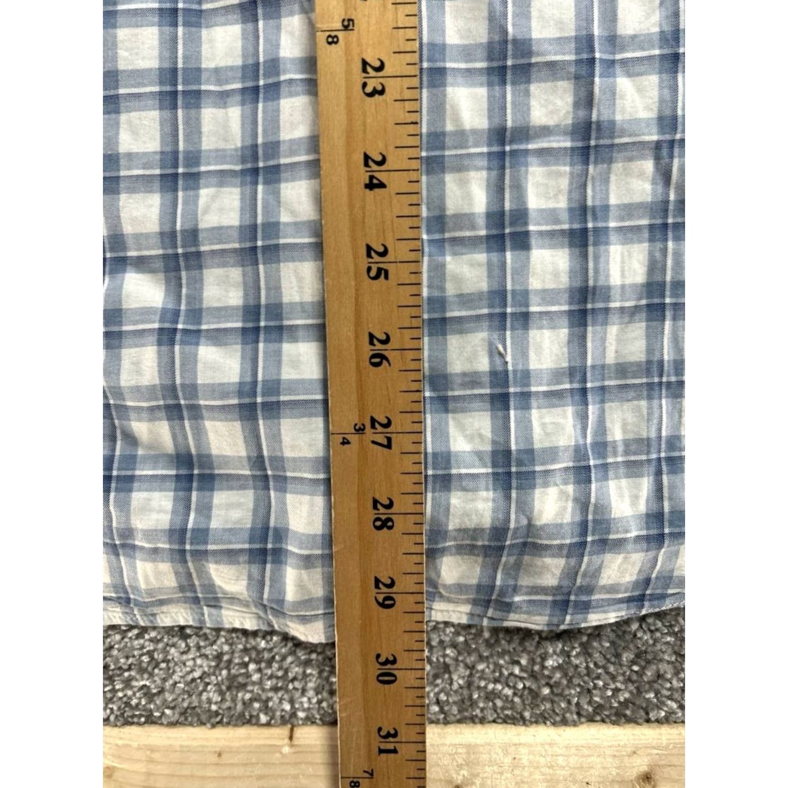 Rodd & Gunn Rodd & Gunn Sports Fit Shirt Mens Large White Plaid Cotton Button Front Size US L / EU 52-54 / 3 - 6 Thumbnail