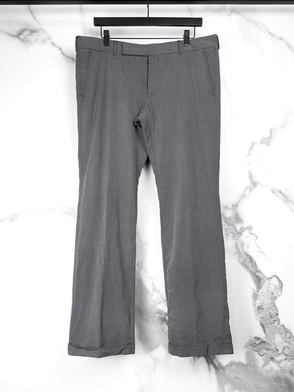 Gucci × Tom Ford Gucci Tom Ford Pinstripe Buckle Waist Pants | Grailed