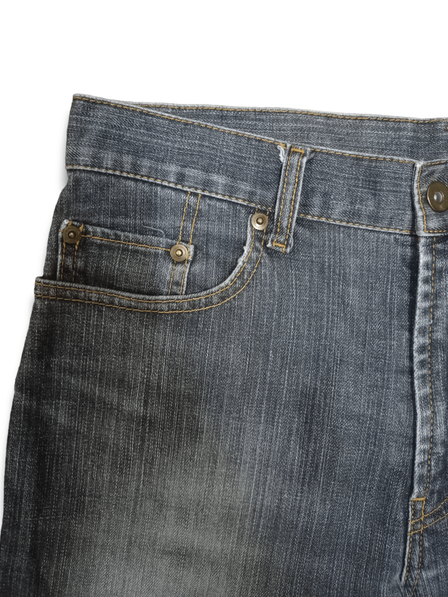 Japanese Brand × Uniqlo Vintage Japanese Uniqlo Distressed Flare Jeans 30x29 Size US 30 / EU 46 - 4 Thumbnail