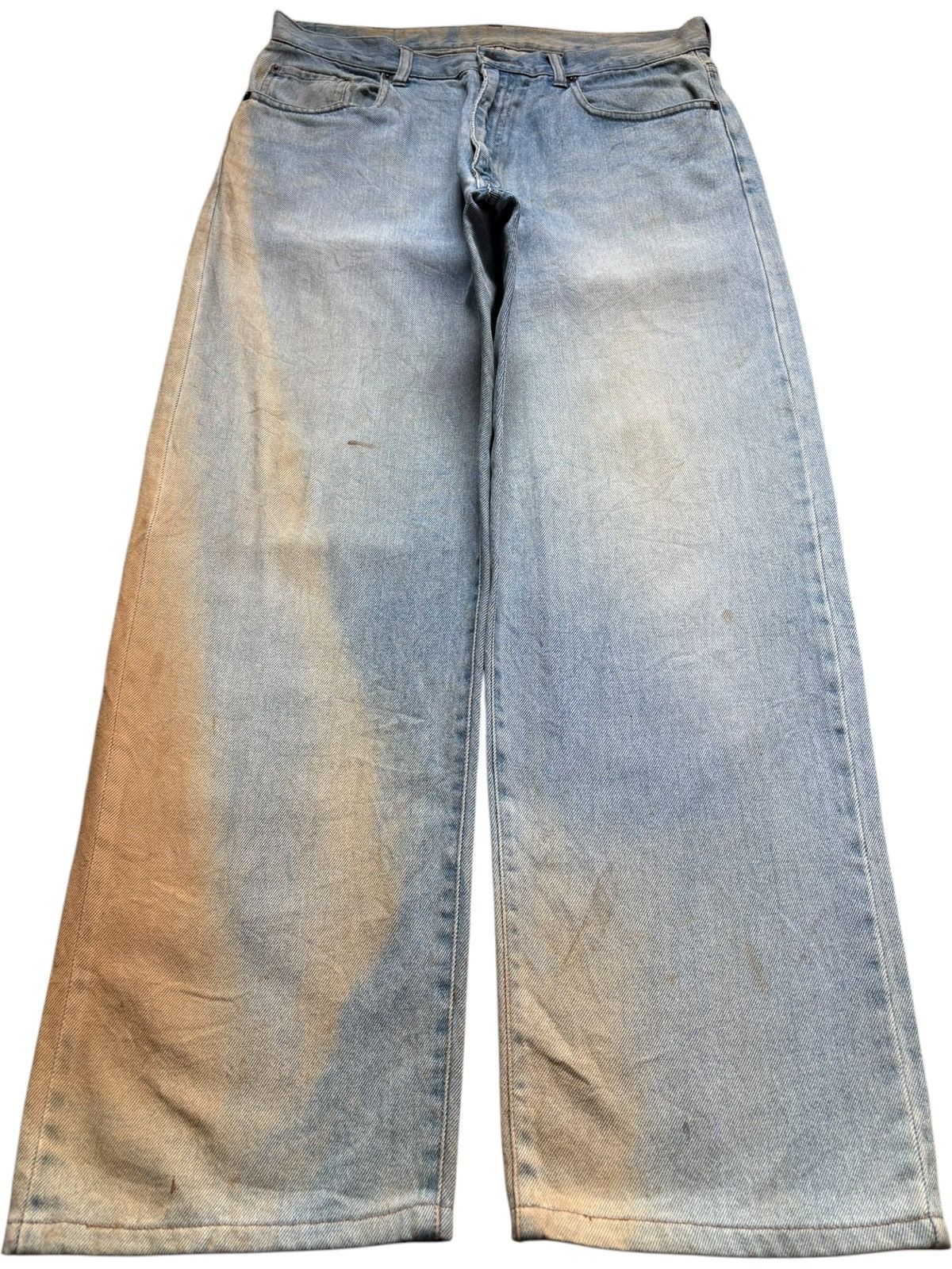 Converse × Japanese Brand Vintage Converse Rusty Mud Wash Loose Baggy Jeans Size US 32 / EU 48 - 1 Thumbnail