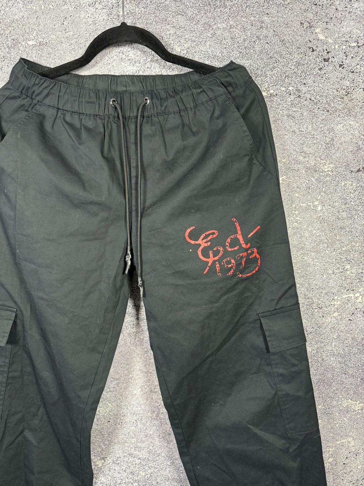 Ed Hardy × Urban Outfitters Ed Hardy x Urban Outfitters Cargo Pants Cotton Men XS Black Size US 30 / EU 46 - 3 Thumbnail