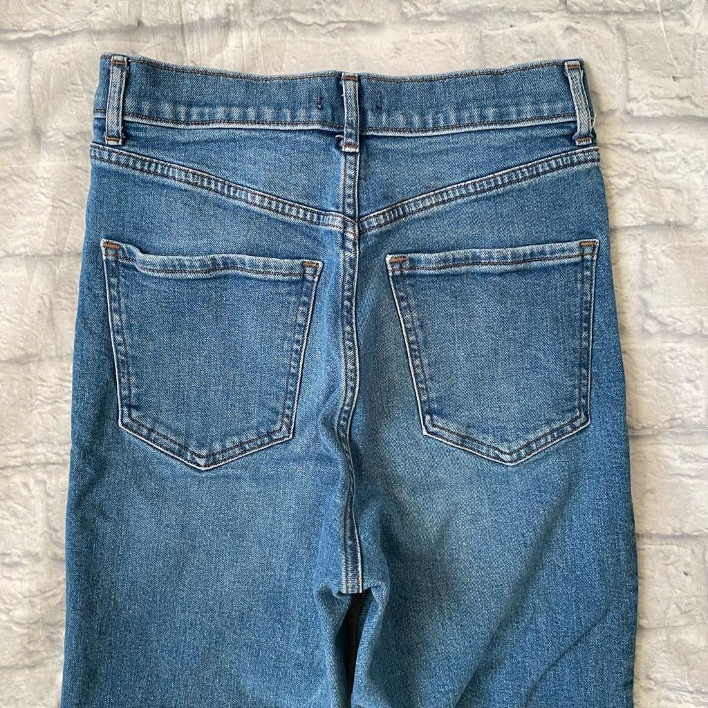 Express Express women 2 cotton blend super high rise mom jeans blue Size 26" / US 2 / IT 38 - 7 Thumbnail