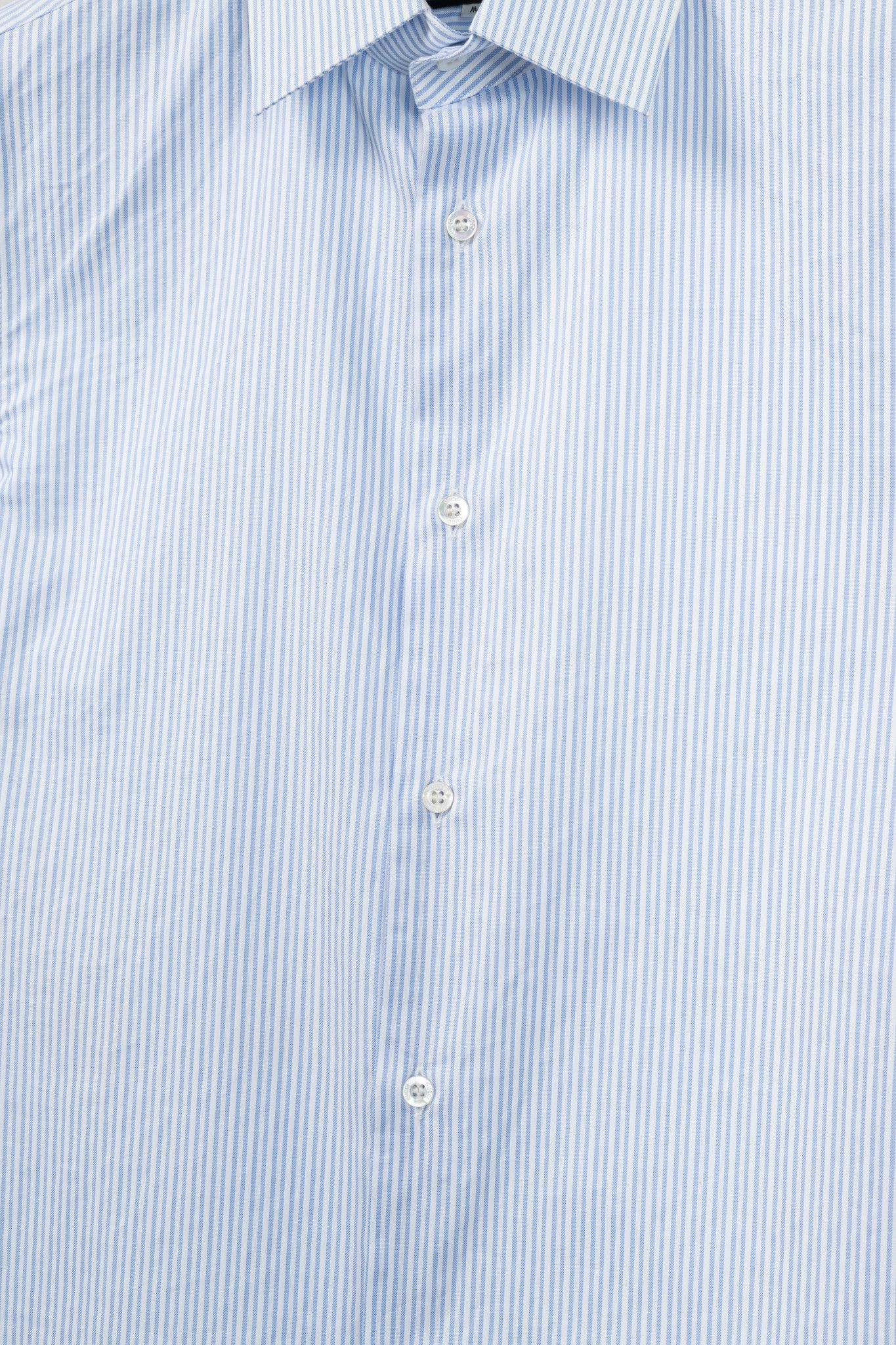 Gucci Gucci Blue & White Striped Cotton-Poplin Buttoned Shirt Size US M / EU 48-50 / 2 - 8 Thumbnail