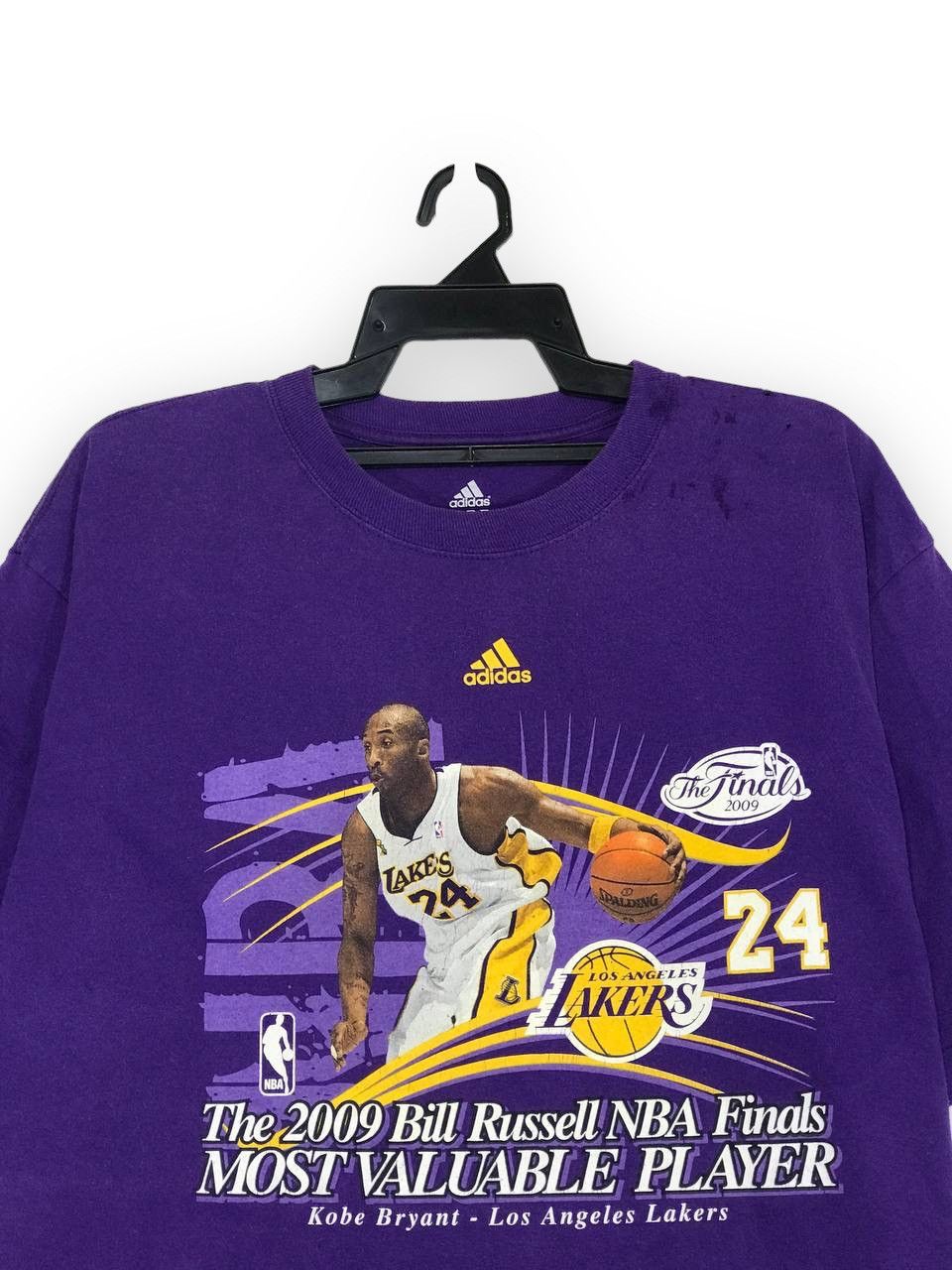 NBA × Vintage Rare Kobe Bryant 2009 Bill Russell Most Valuable Player mvp Size US XL / EU 56 / 4 - 2 Thumbnail