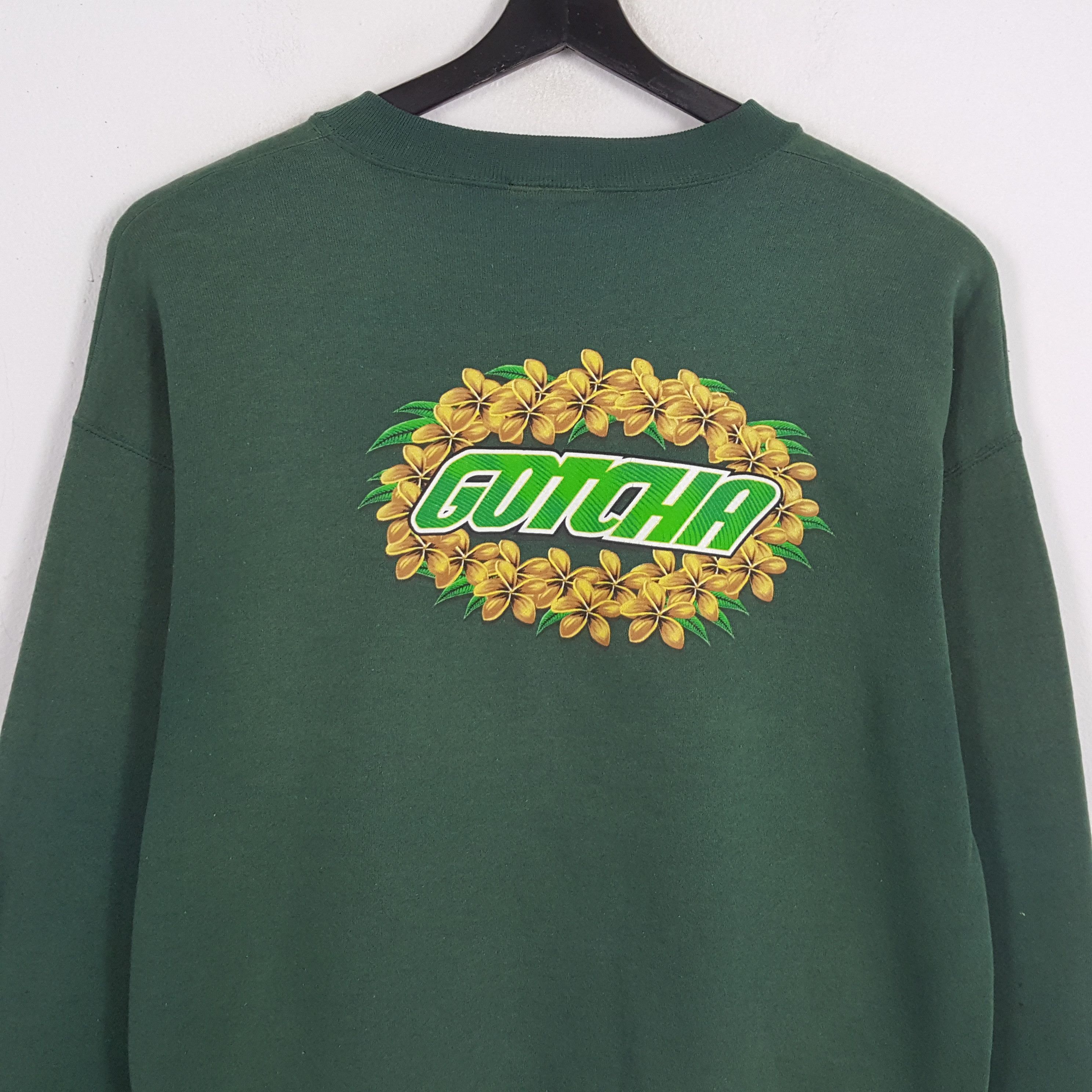Gotcha × Vintage GOTCHA Surfing Style Sweatshirt Size US XL / EU 56 / 4 - 2 Thumbnail