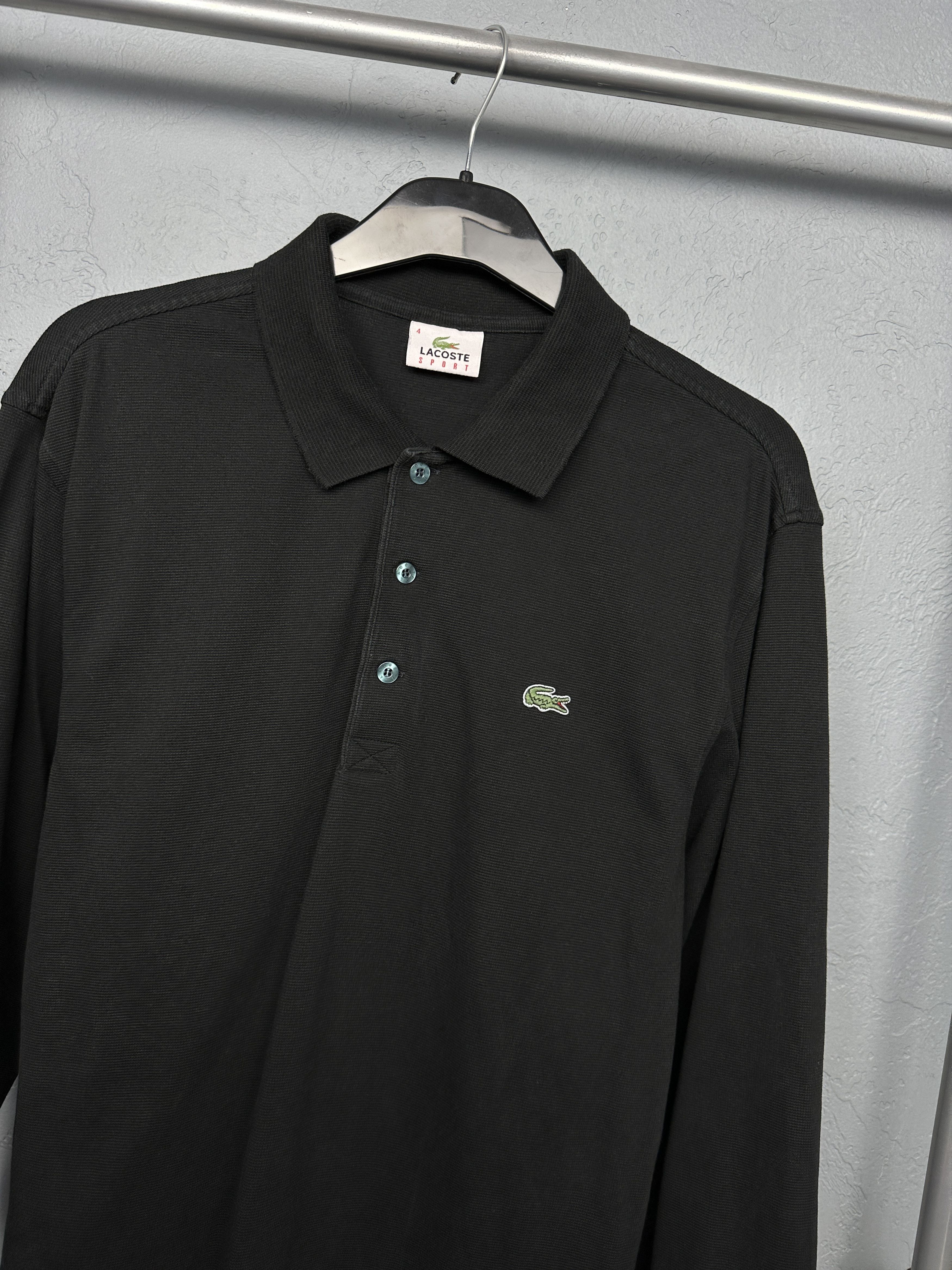 Lacoste Lacoste Vintage Mens Long Sleeve Polo Shirt Size US M / EU 48-50 / 2 - 2 Thumbnail
