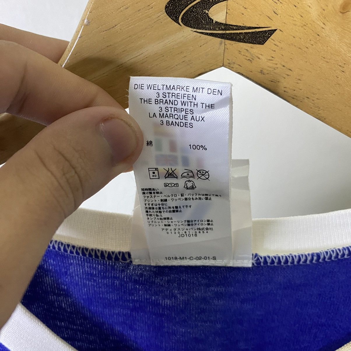 Adidas Vintage 1990s Adidas JFA x Susumu Matsushita Artwork Tee Size US M / EU 48-50 / 2 - 6 Thumbnail