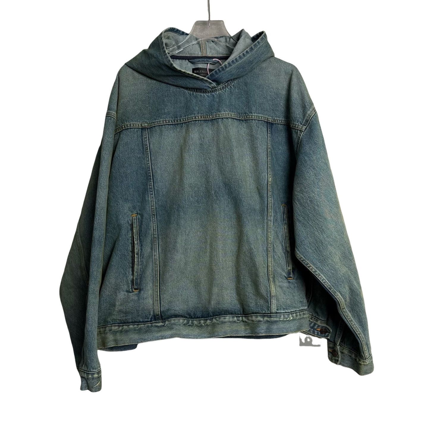 Balenciaga Balenciaga Denim Hoodie Size 2 Size US M / EU 48-50 / 2 - 1 Thumbnail
