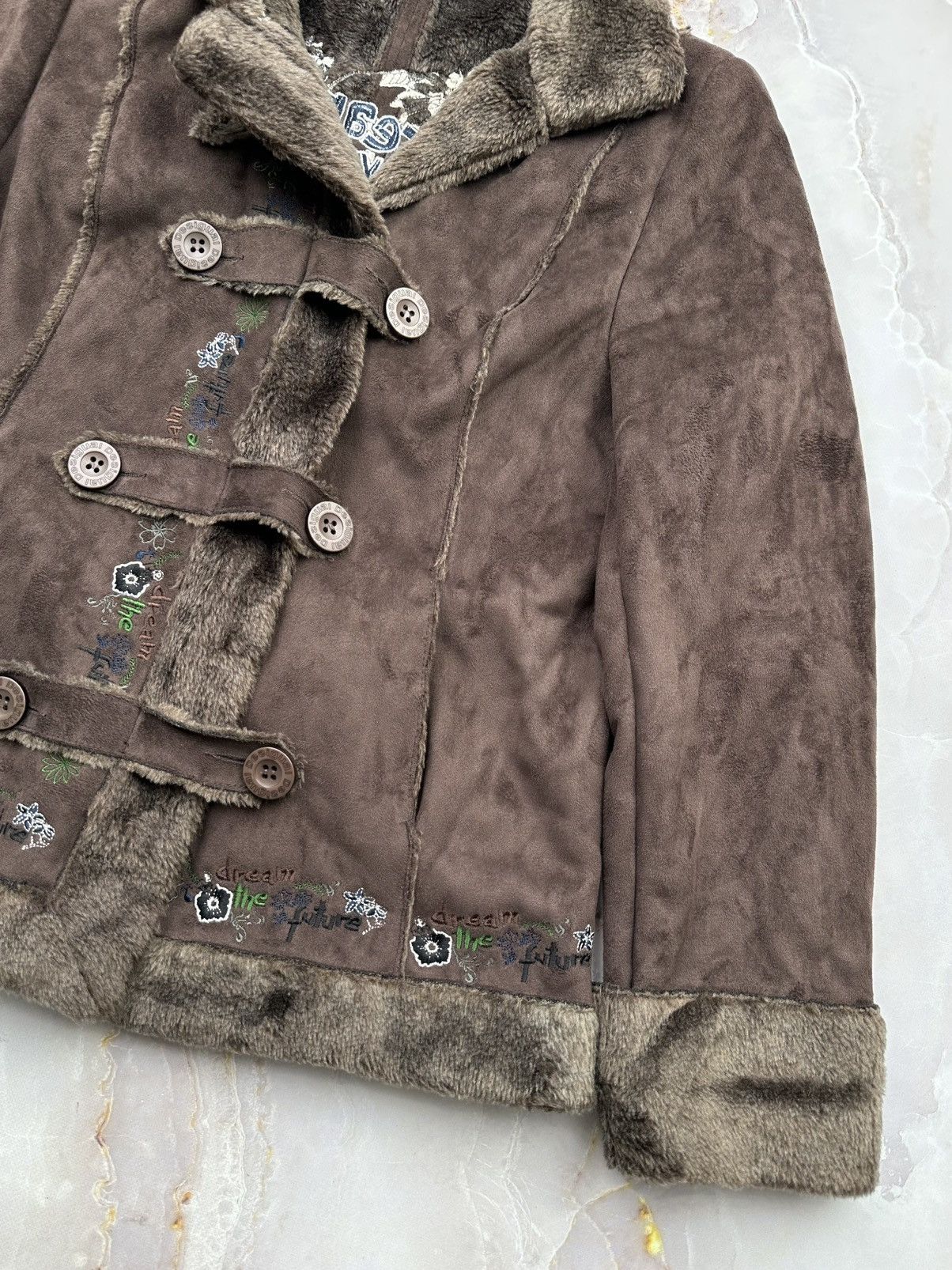 Desigual Desigual Faux Fur Coat Size M / US 6-8 / IT 42-44 - 5 Thumbnail