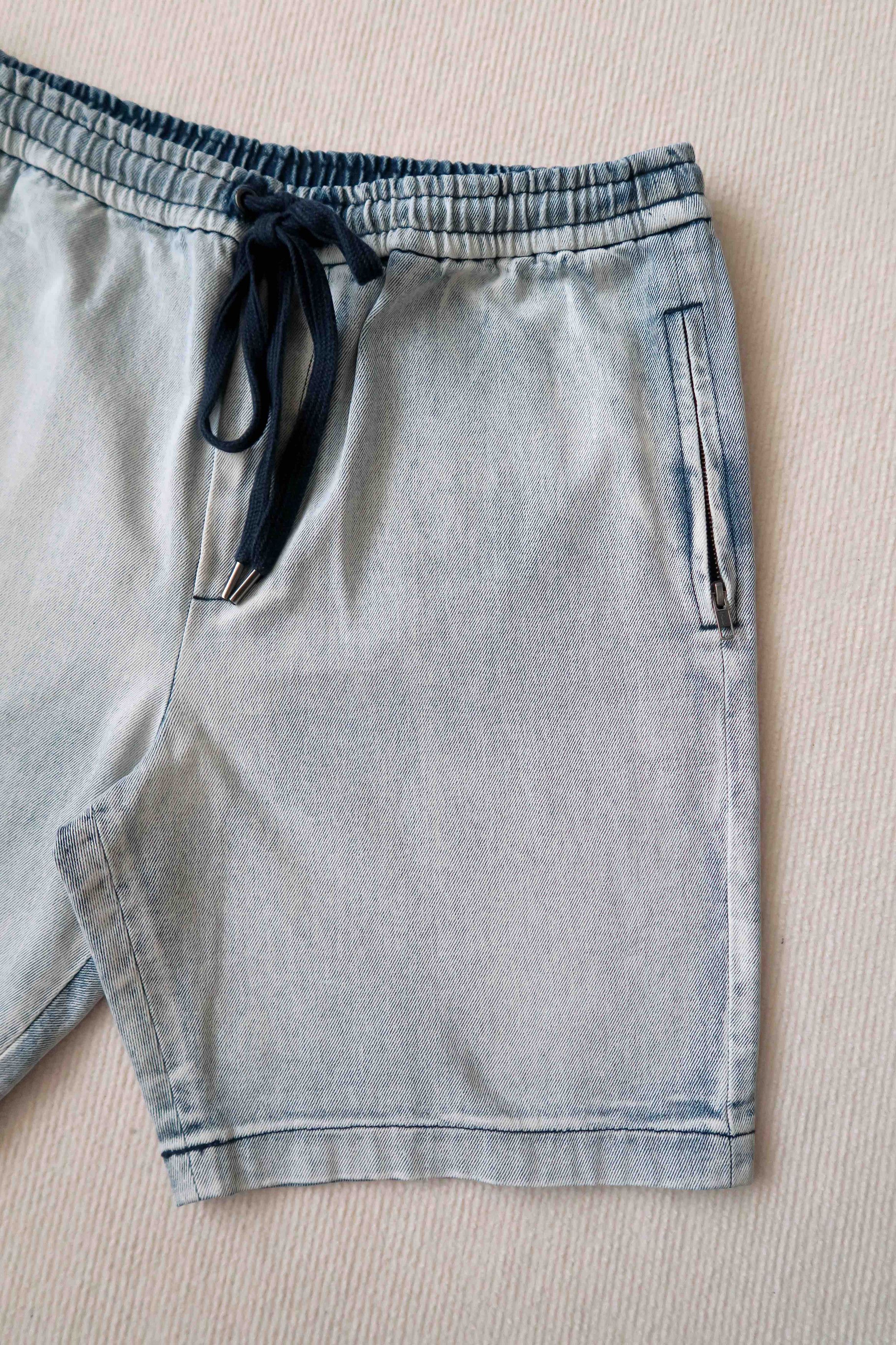 3.1 Phillip Lim 3.1 Phillip Lim Washed Faded Denim Jeans Shorts Size US 34 / EU 50 - 2 Thumbnail