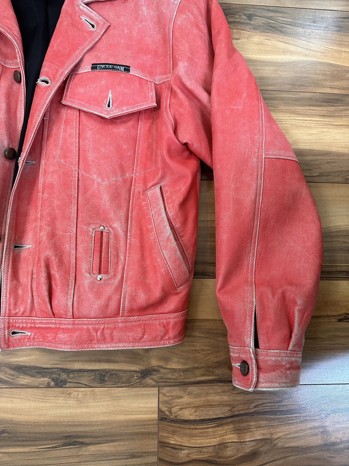 Vintage Rare Vintage Leather Jacket Size US M / EU 48-50 / 2 - 4 Thumbnail