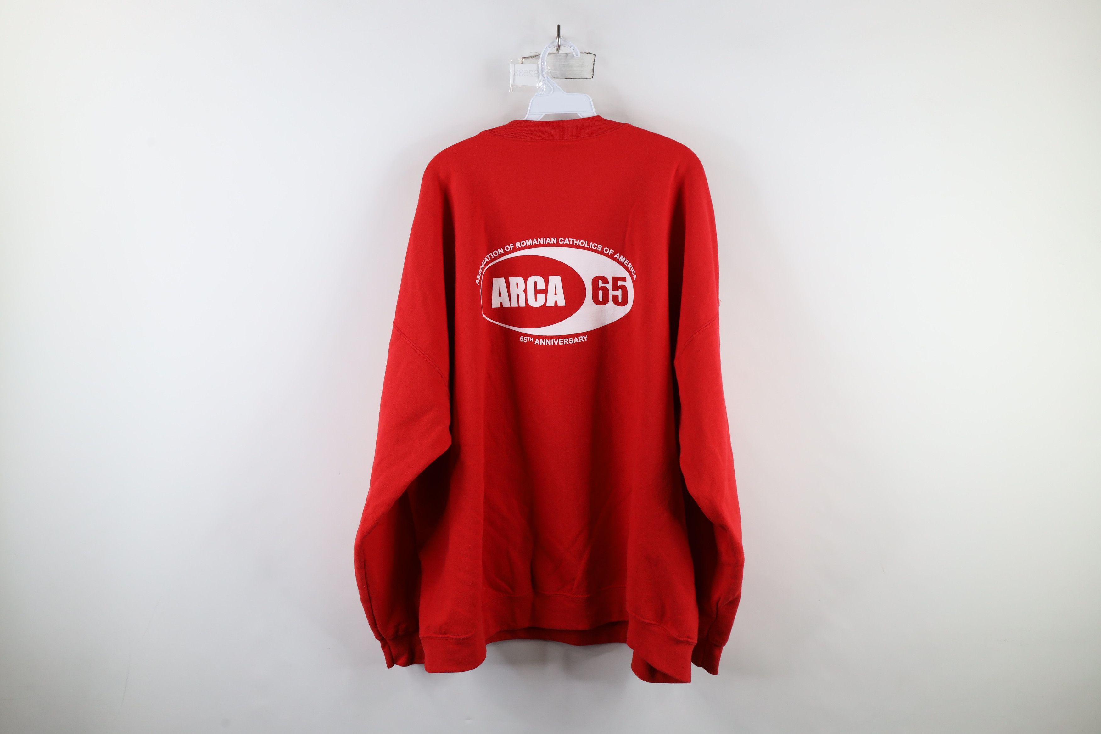 Vintage Vintage of Romanian Catholics of America ARCA Sweatshirt Size US XXL / EU 58 / 5 - 8 Thumbnail