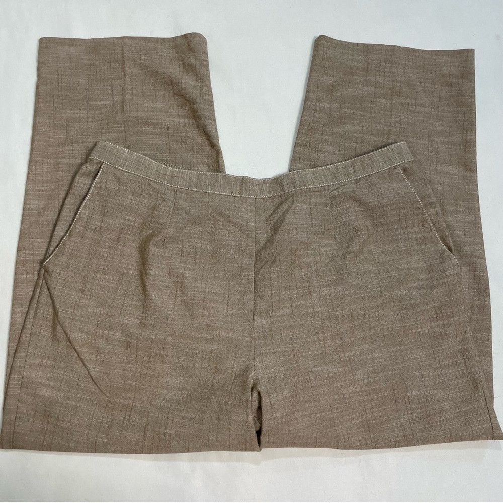 Other Alfred Dunner Light Brown Elastic Waist Classic Fit Pull On Size 42" / US 20 - 2 Thumbnail