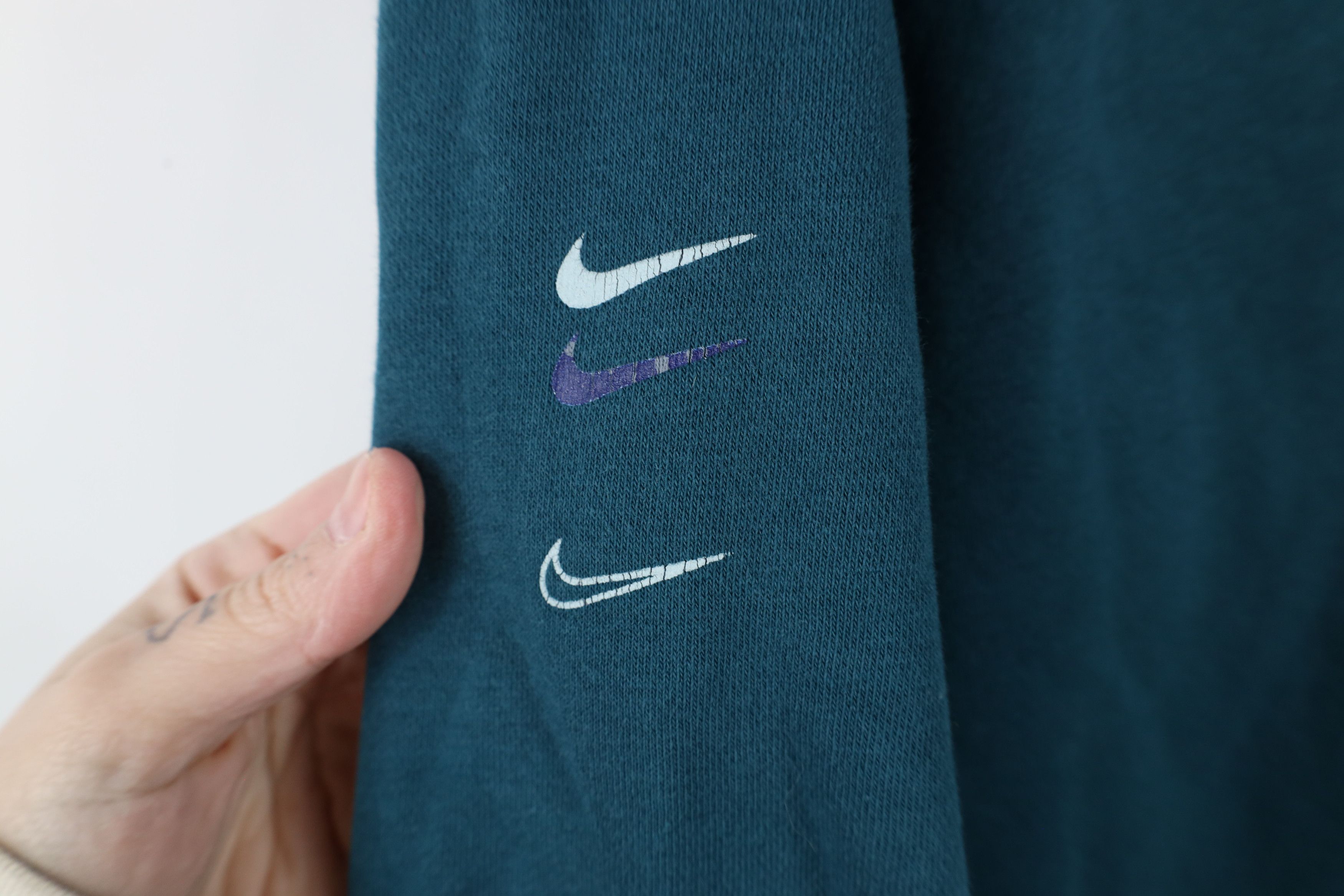 Nike × Vintage Vintage Y2K Nike Sportswear Spell French Terry Sweatshirt Size M / US 6-8 / IT 42-44 - 5 Thumbnail