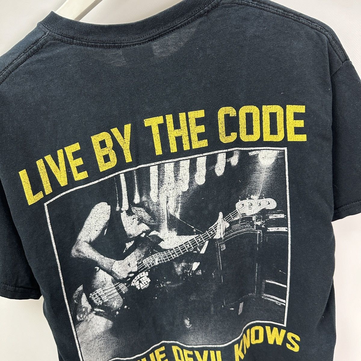 Vintage Vintage 00s Terror Live By The Code Distressed tee y2k rock Size US M / EU 48-50 / 2 - 4 Thumbnail