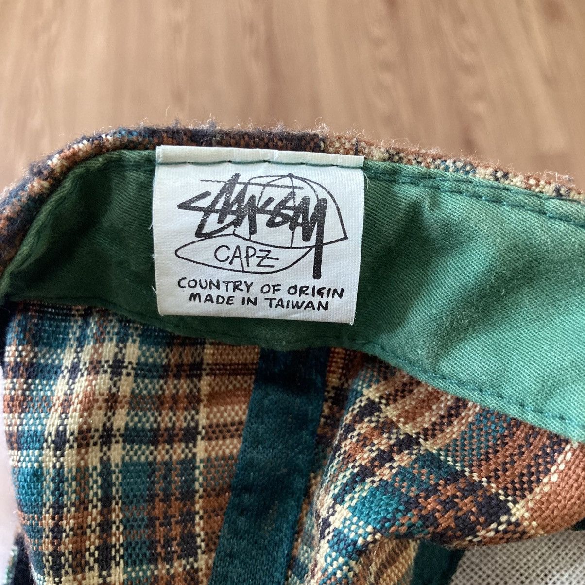 Stussy Vintage Stussy 6 Panel Plaid Size ONE SIZE - 7 Thumbnail