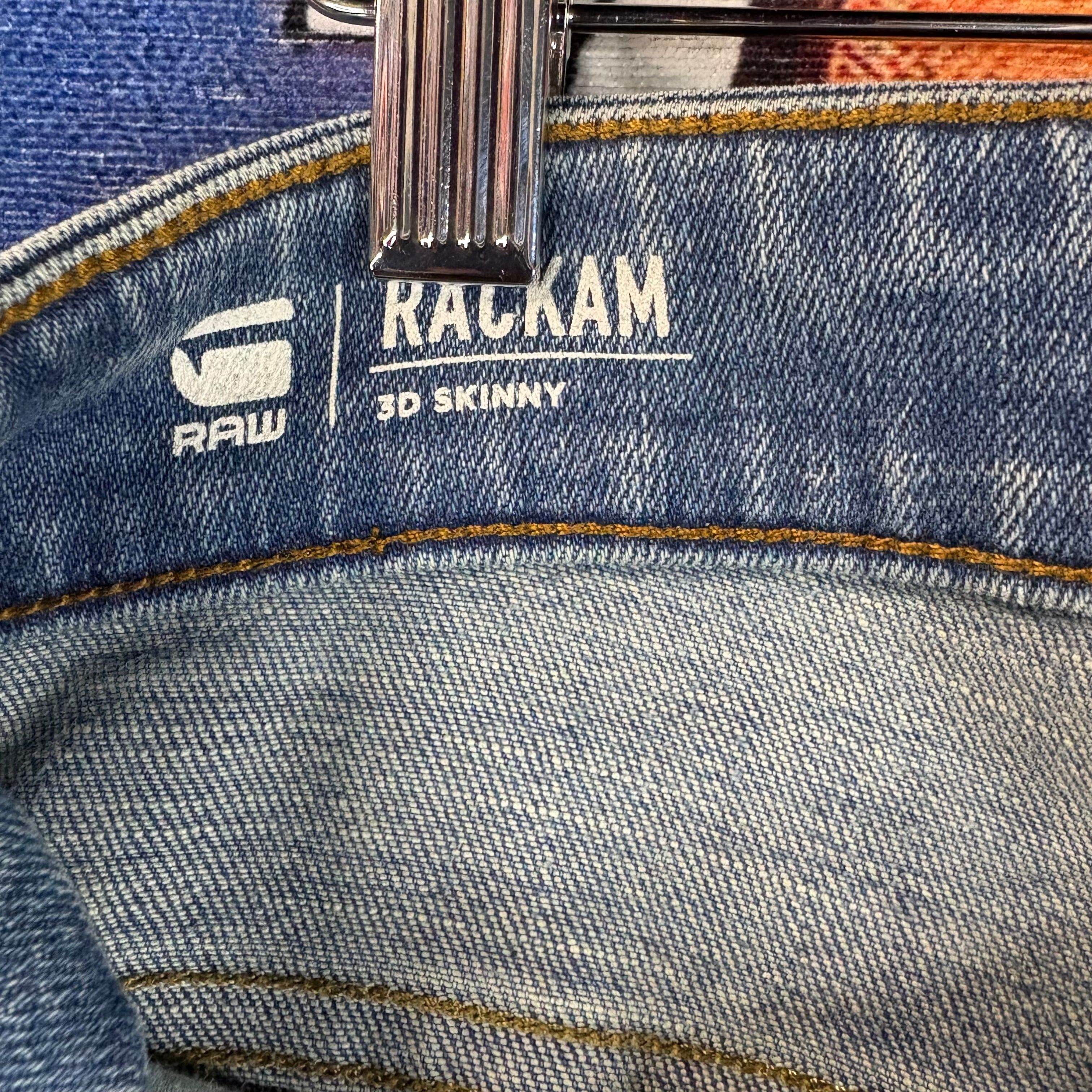 G-Star G-Star Rackam 3D Skinny Jeans Size 36" Size US 36 / EU 52 - 3 Thumbnail