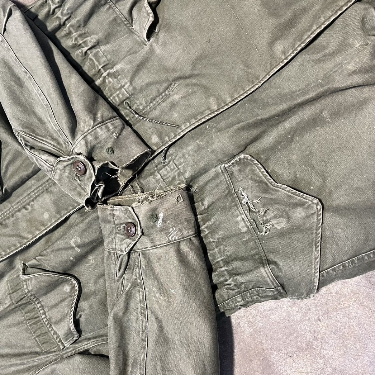 Vintage Vintage 50s OG 106 M65 Military Field Jacket Vietnam War USA Size US S / EU 44-46 / 1 - 6 Thumbnail